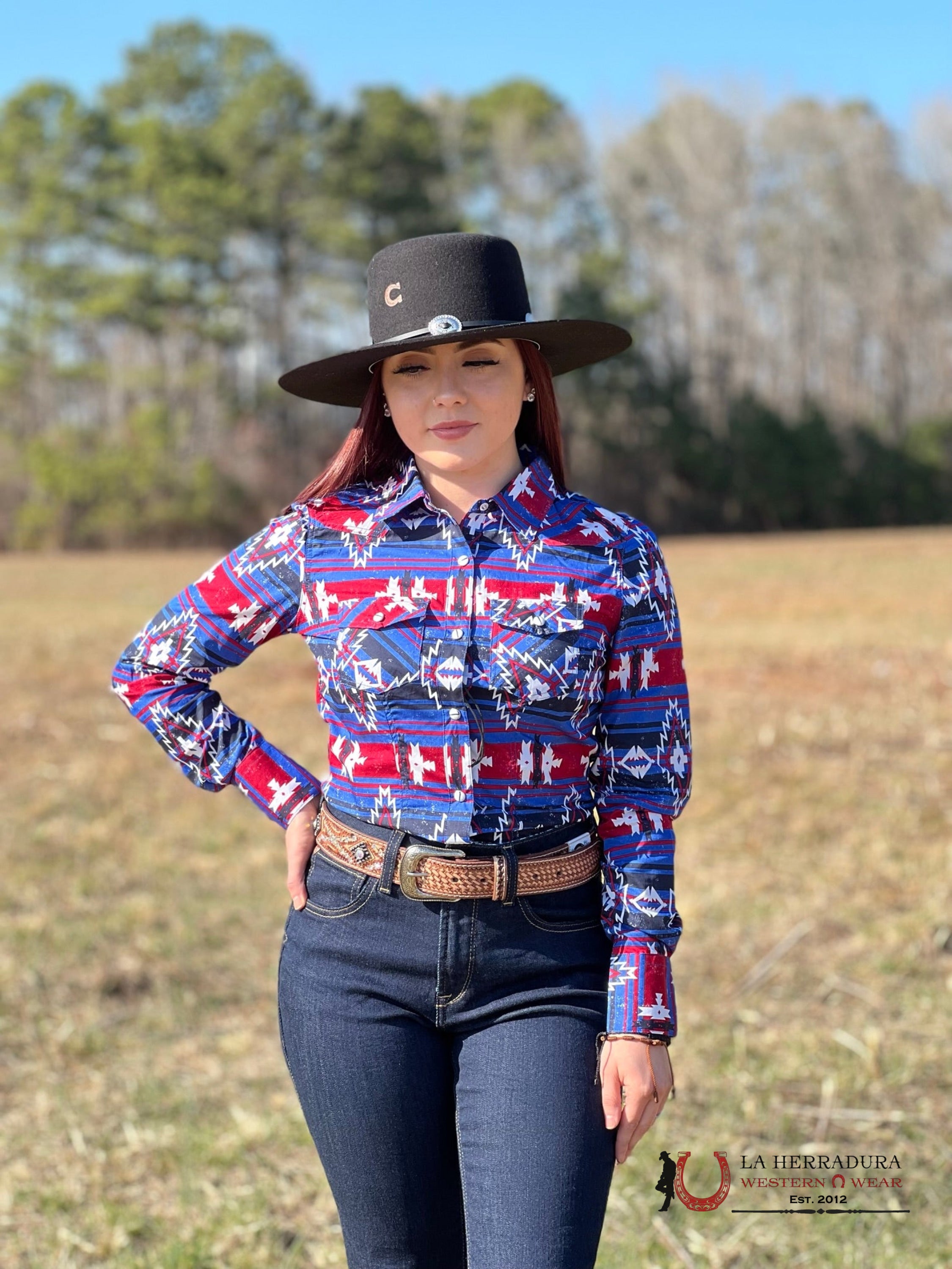 Camisa Para Mujeres Rock&Roll Blue American Ropa