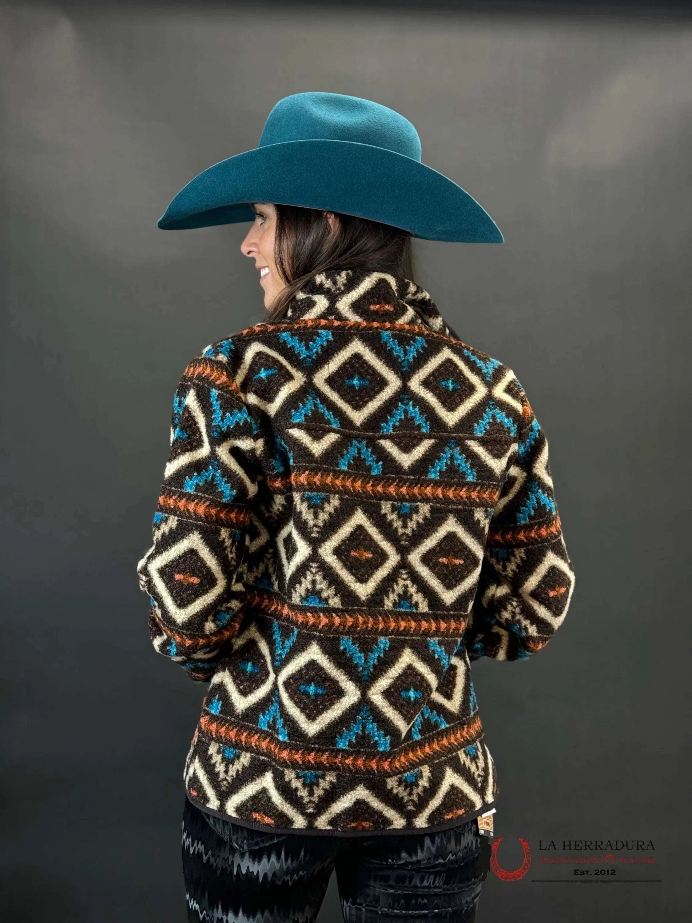 Rock&Roll Womens Aztec Berber Jacket Dark Brown Ropa Mujeres