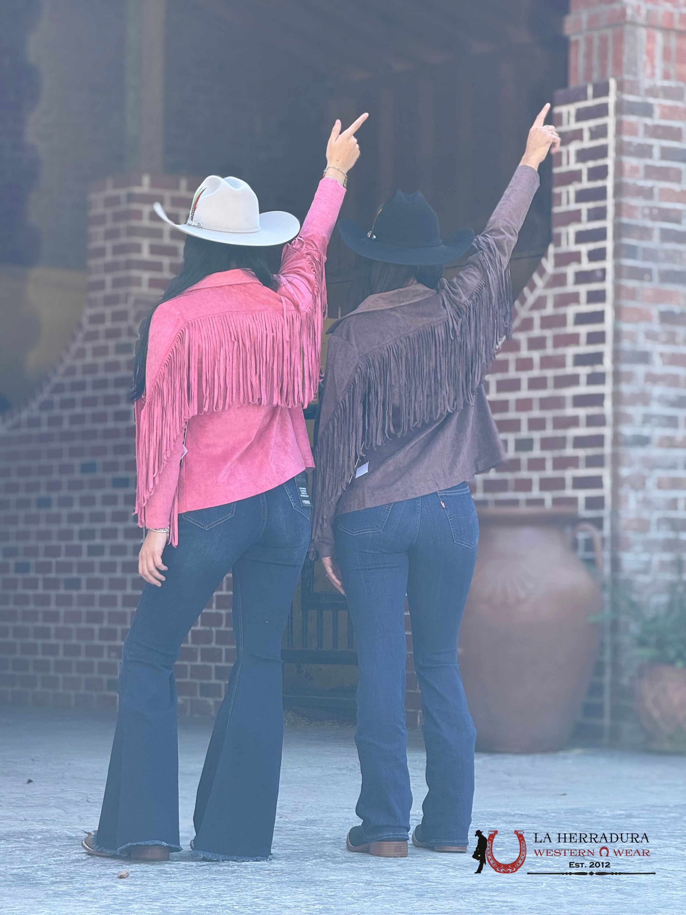 Rock&Roll Womens Micro Suede Jacket W Fringe Pink Ropa Mujeres