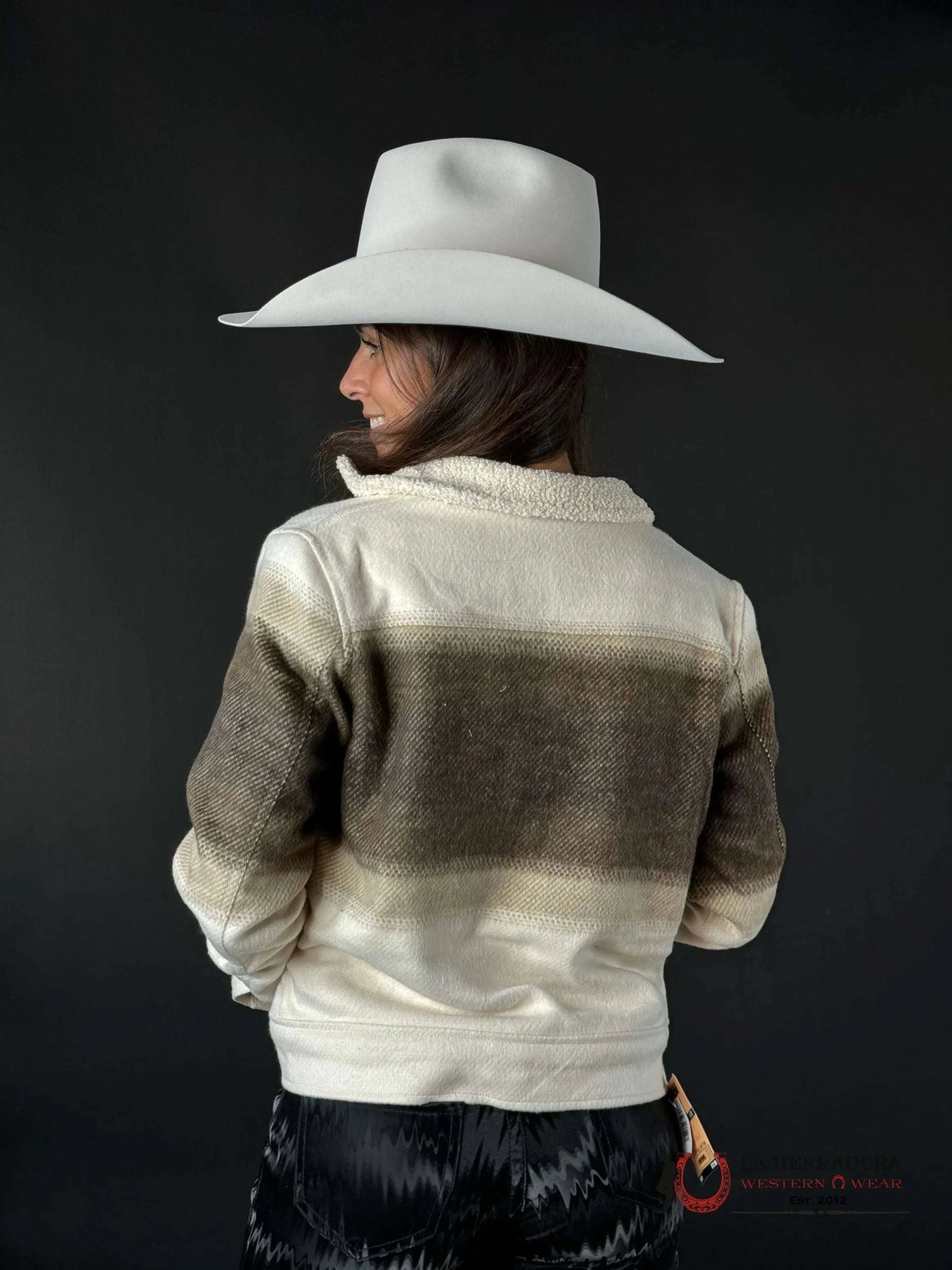 Rock&Roll Womens Sherpa Jacket Brown Ropa Mujeres