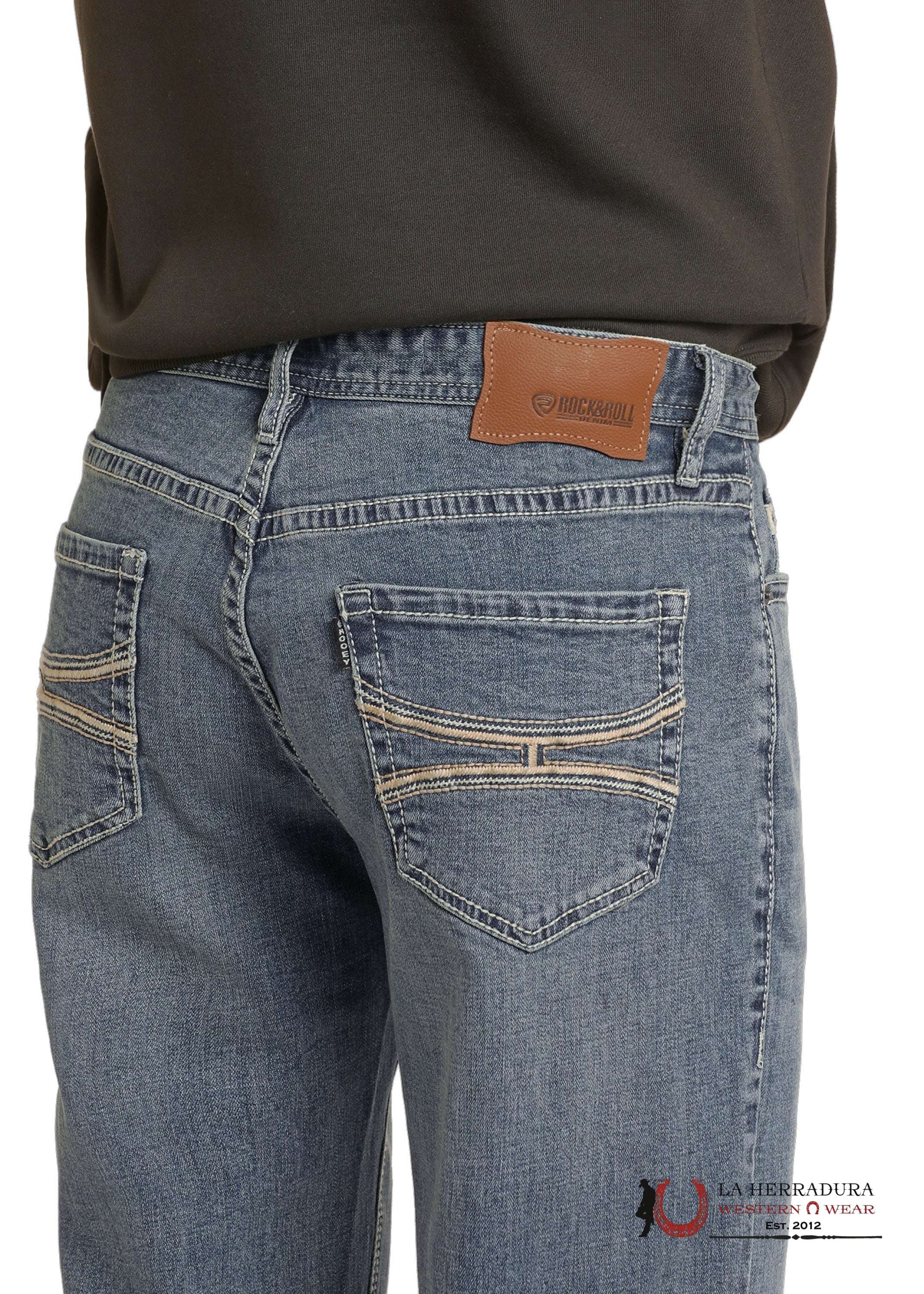 ROCK&ROLL X HOOEY DOUBLE BARREL RELAXED FIT STACKABLE BOOT - HMTBD05034 ROPA HOMBRES