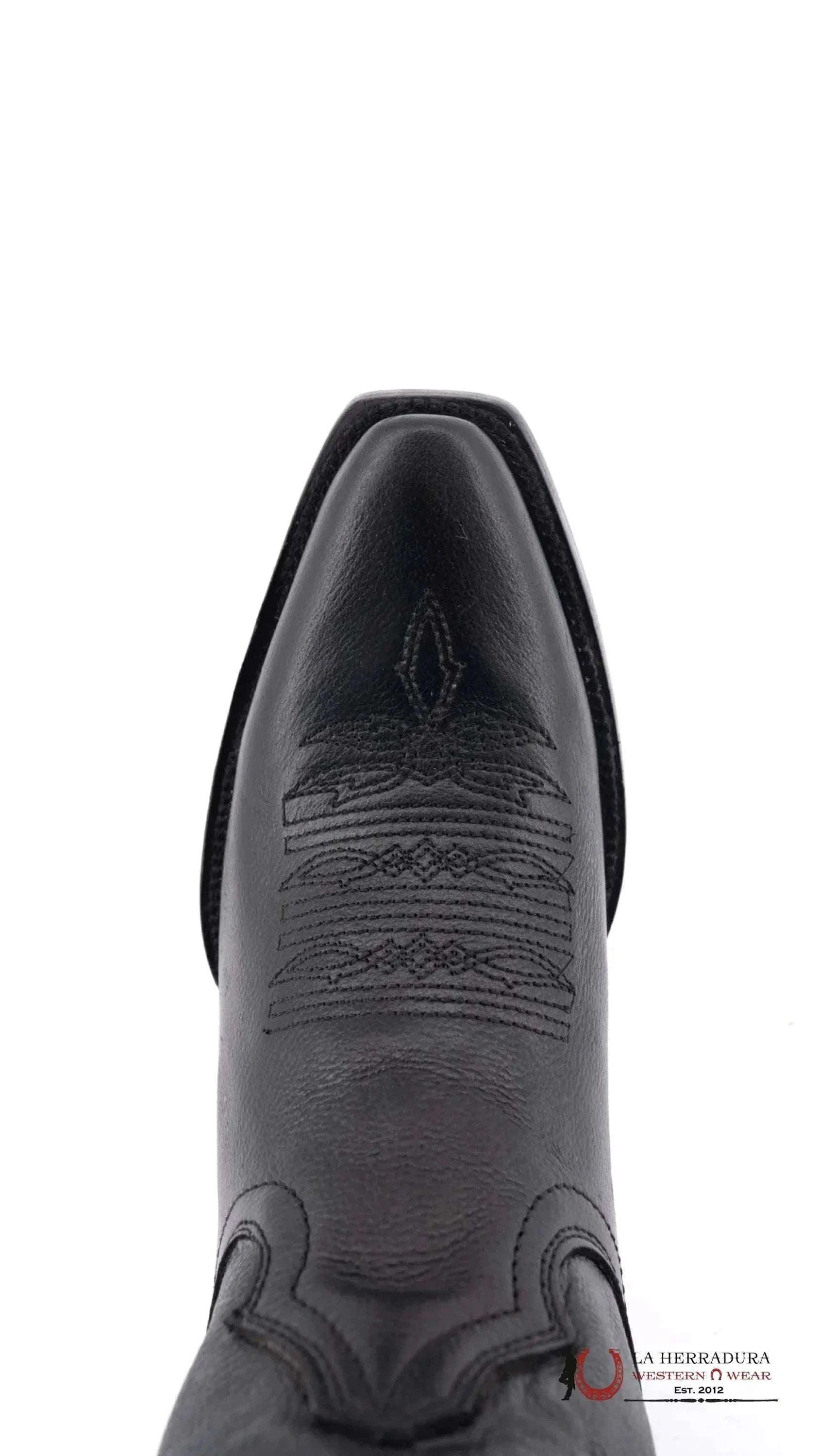 Alexa Clon Venado Negro Oval Red Bottom Boot Botas Mujeres