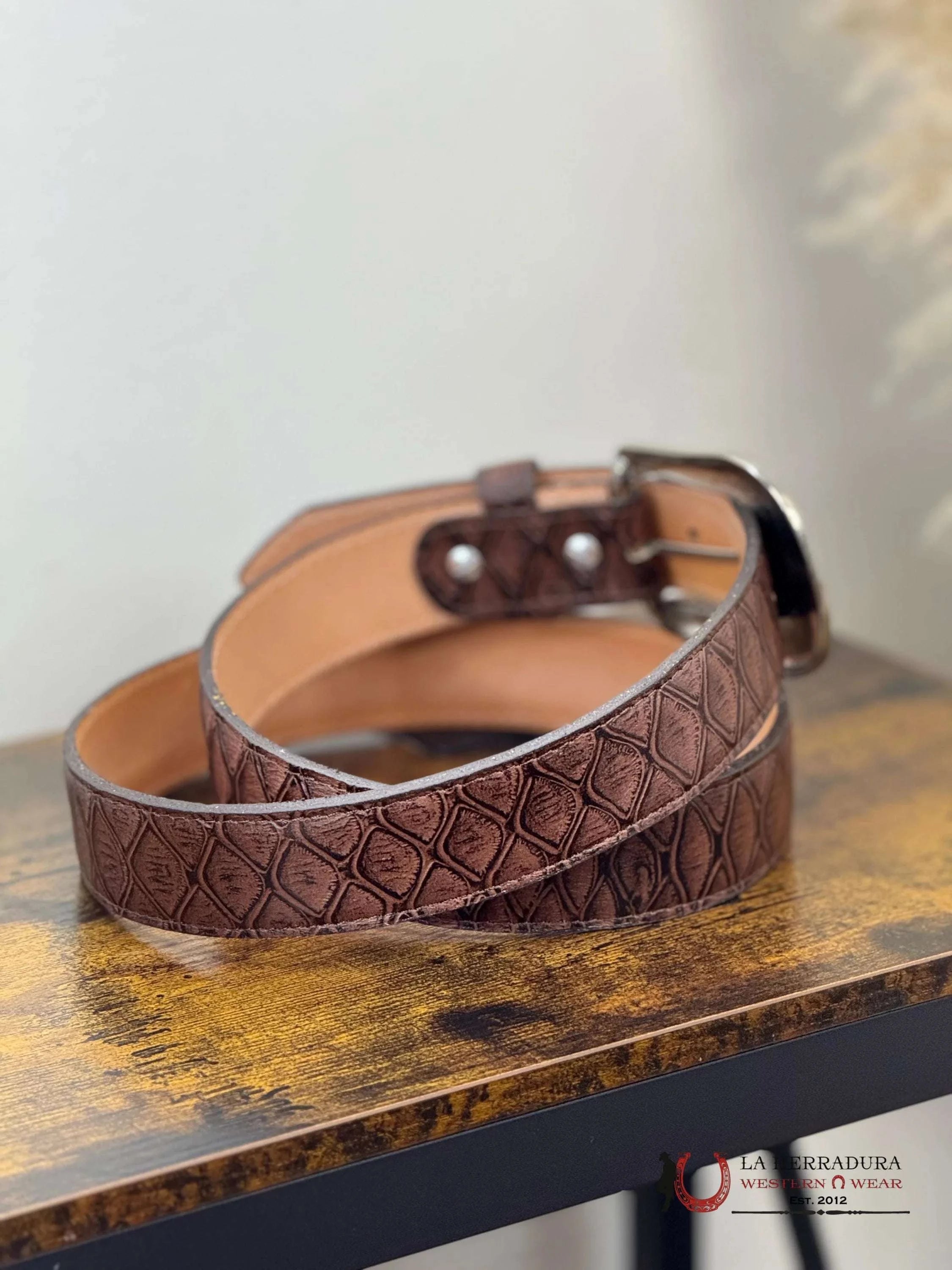 ROCKEM BROWN ANT EATER MEN BELT CINTURONES HOMBRES