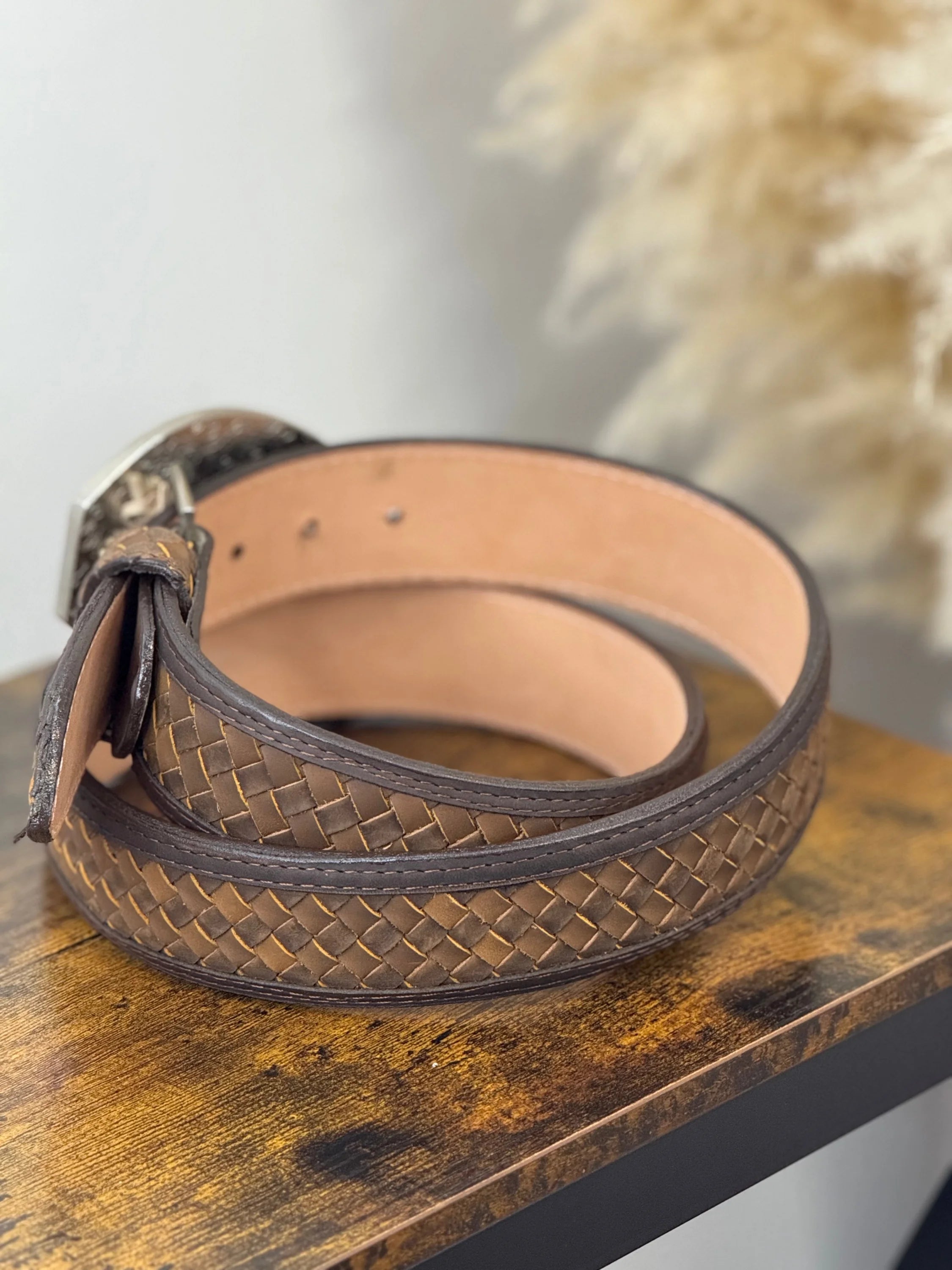 ROCKEM BROWN TEJIDO MEN BELT CINTURONES HOMBRES