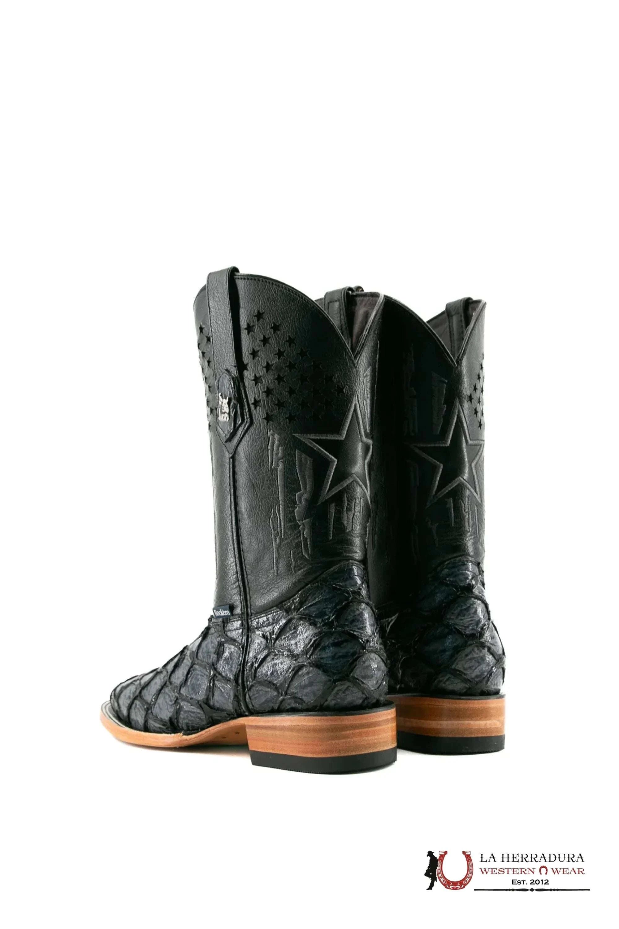ROCKEM CLON FISH BOOT BLUEISH GREY SQ. TOE BOTAS HOMBRES