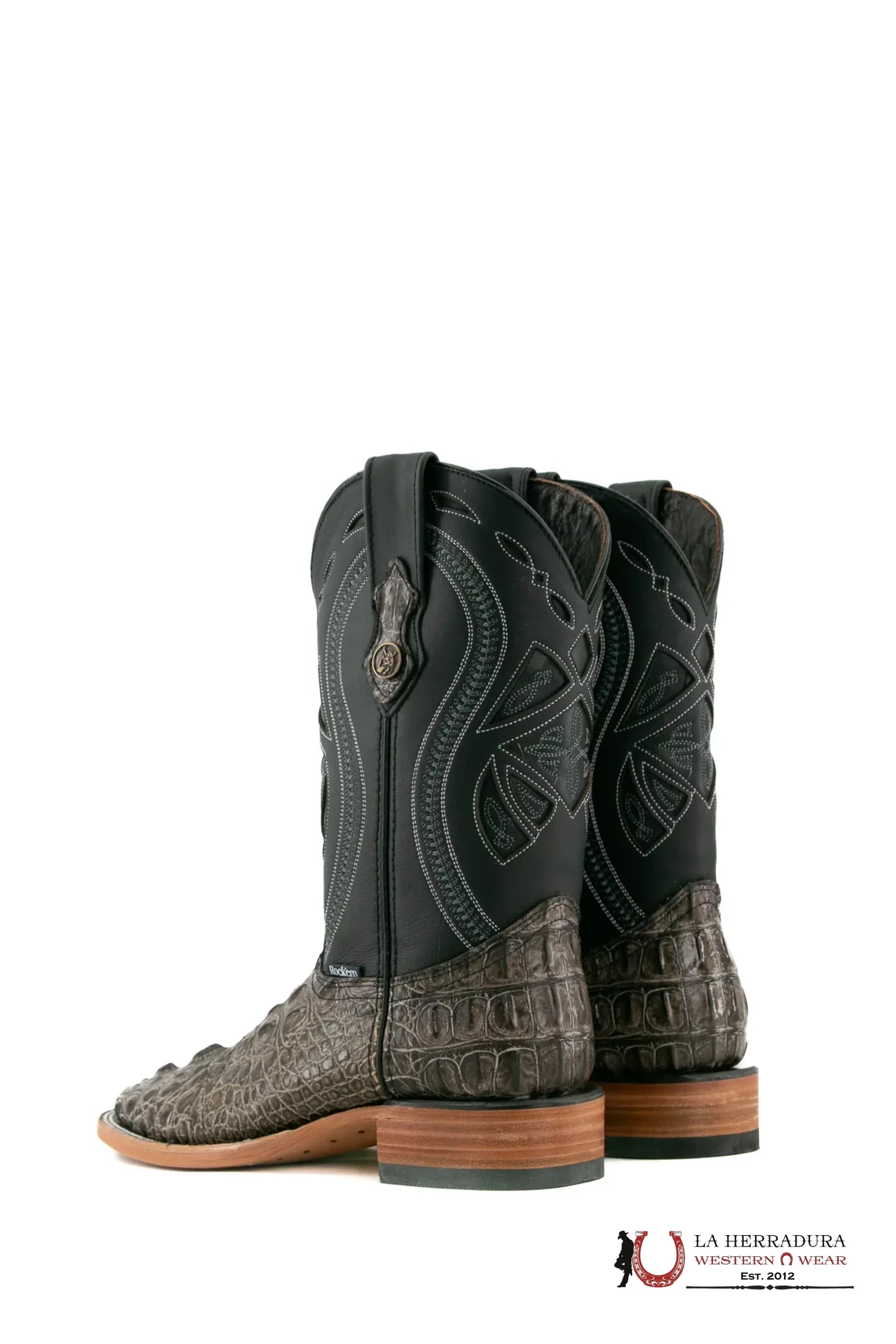 ROCKEM CLON NUCA NATURAL GREY SQ. TOE BOOT BOTAS HOMBRES