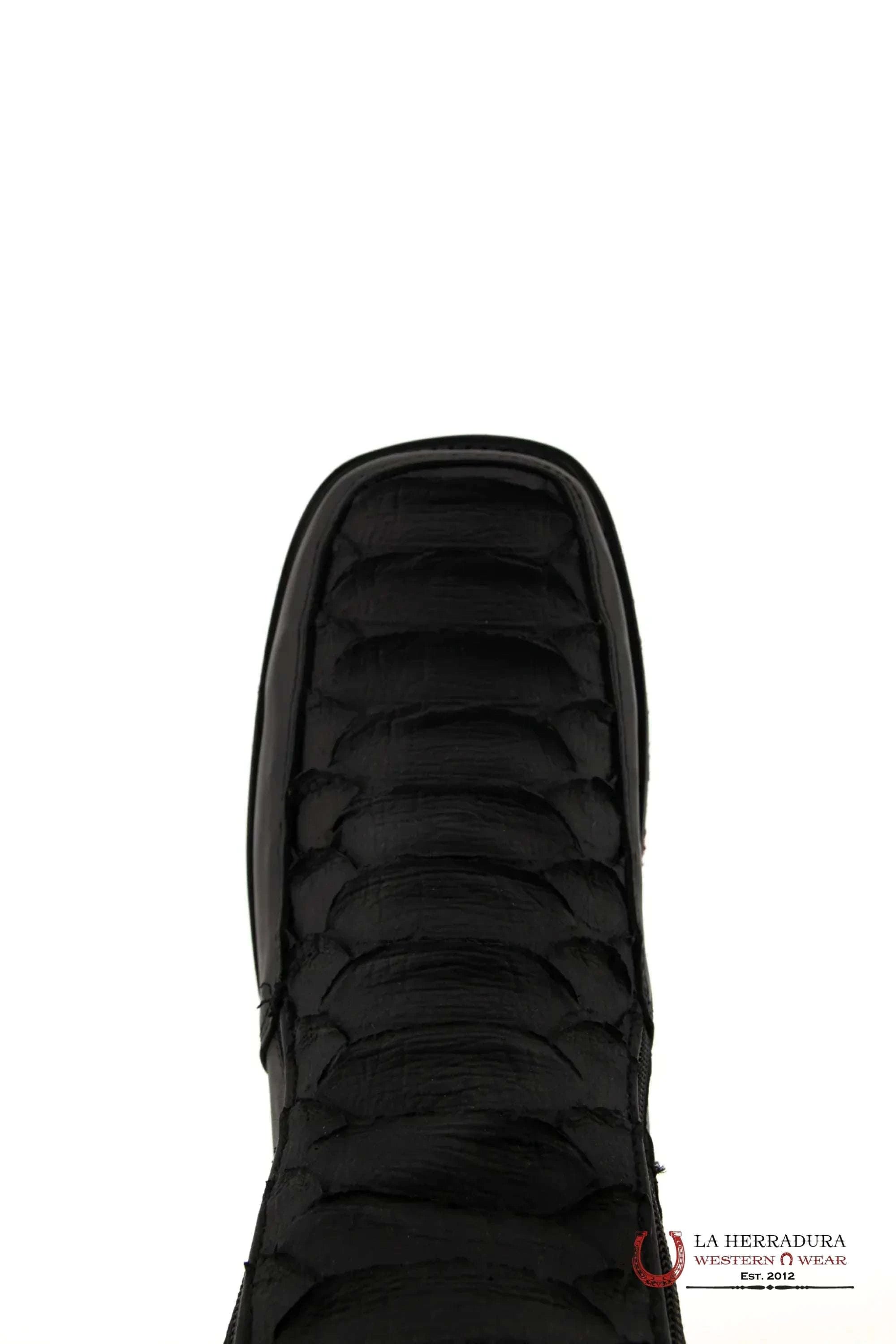 Botin Black Clon Python Red Bottom Casual Shoes Zapatos Hombres