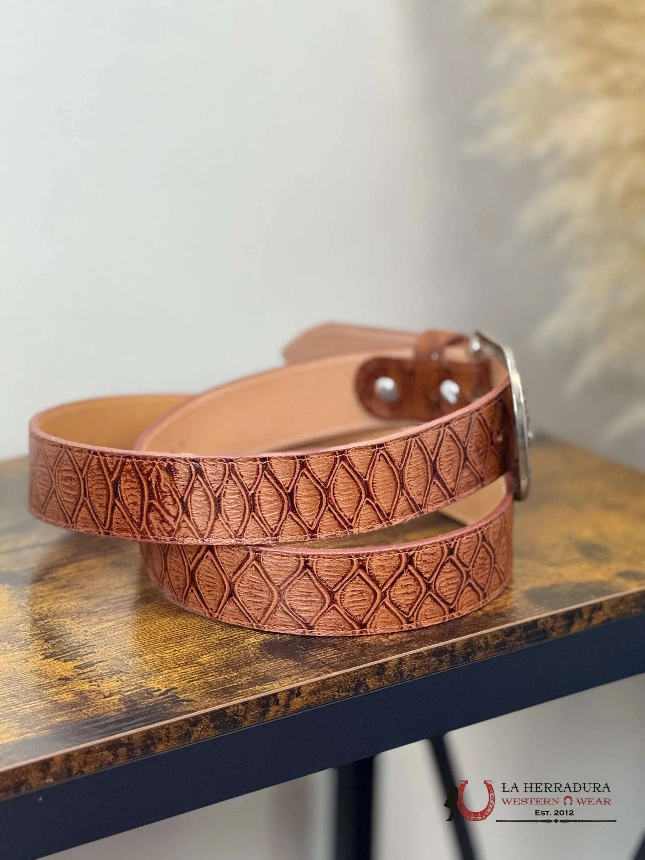ROCKEM COGÑAC ANT EATER MEN BELT CINTURONES HOMBRES