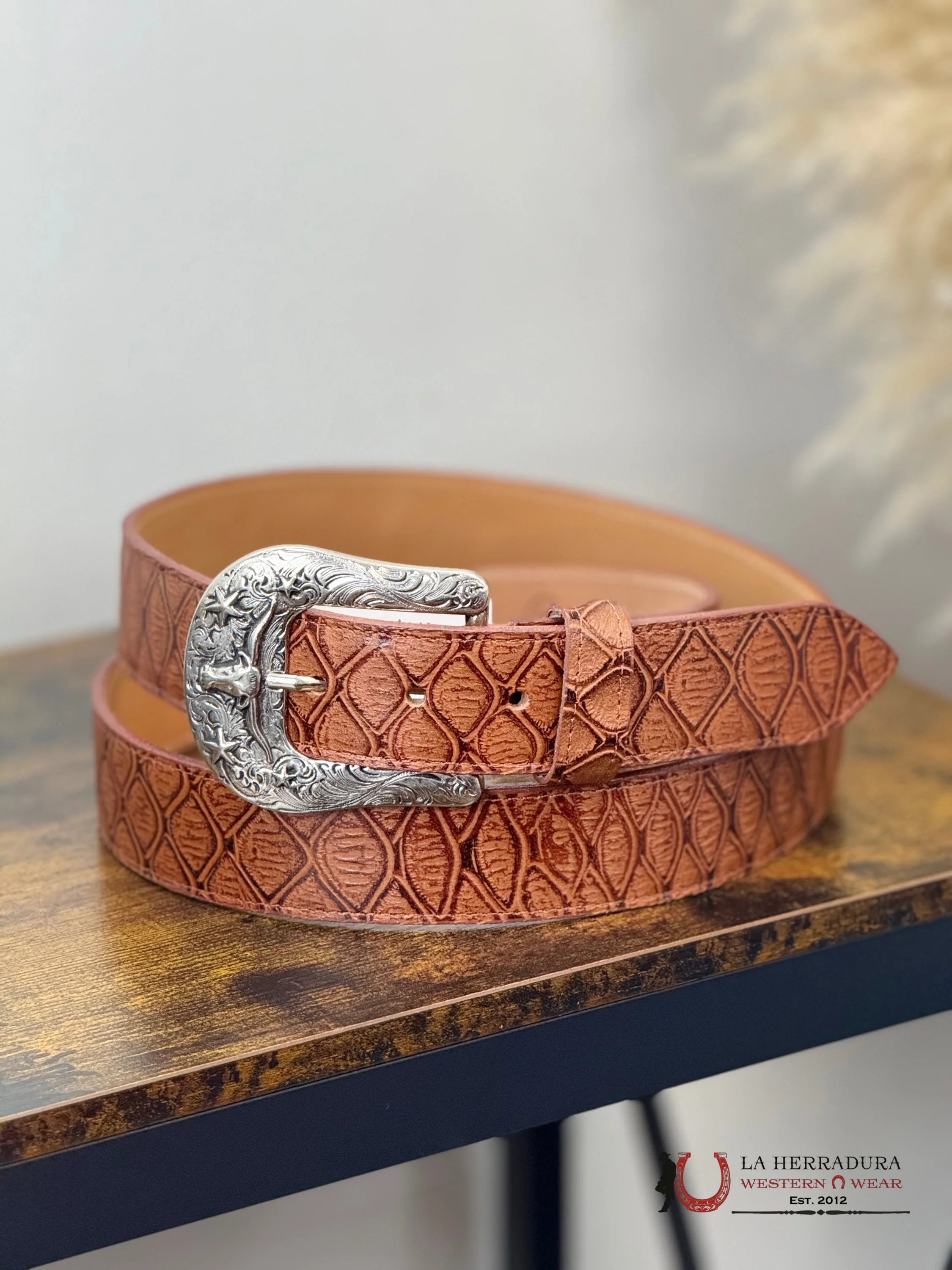 ROCKEM COGÑAC ANT EATER MEN BELT CINTURONES HOMBRES