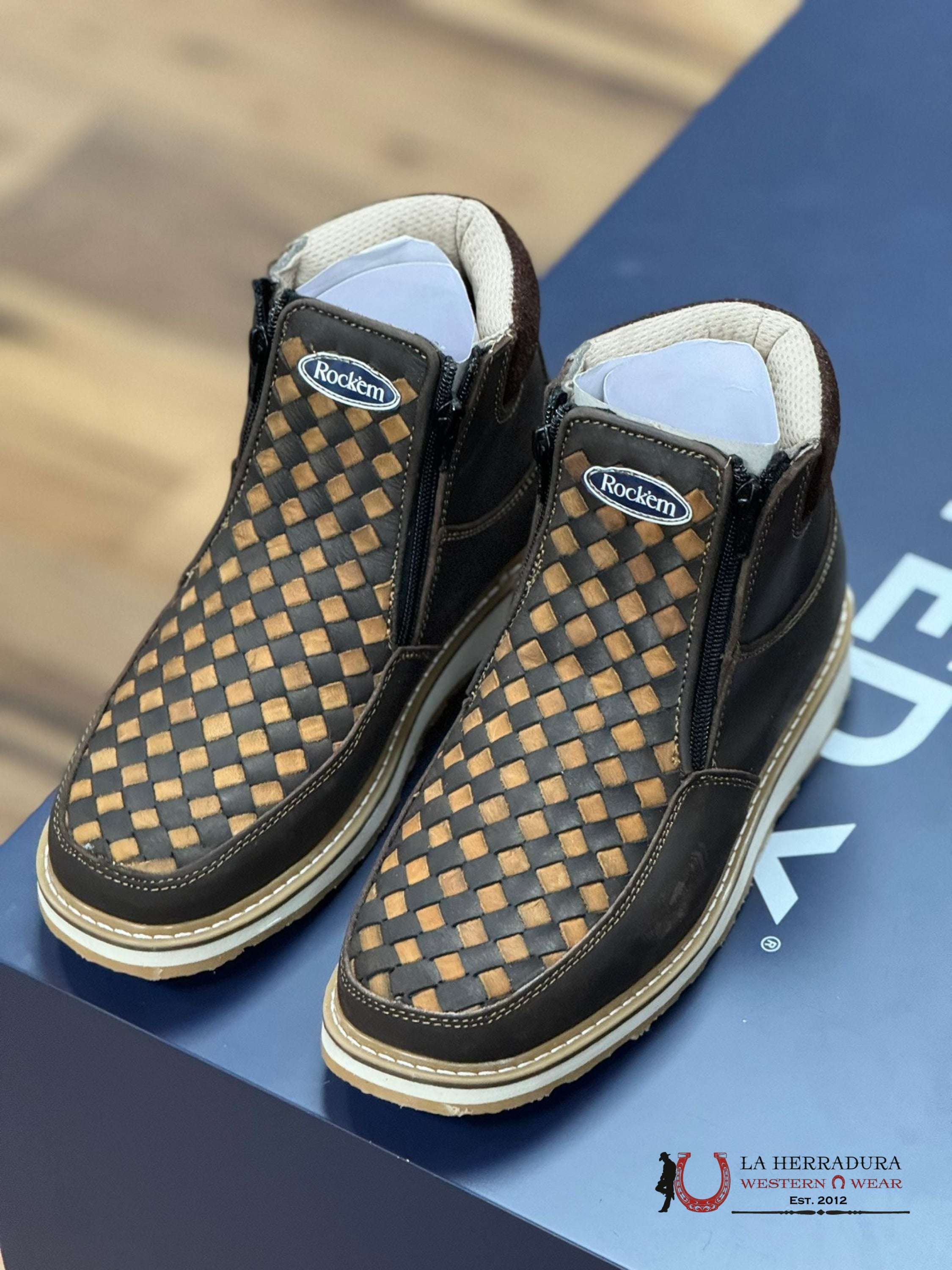 Rock’em Brown Crazy Serbia Casual Shoes Zapatos Hombres
