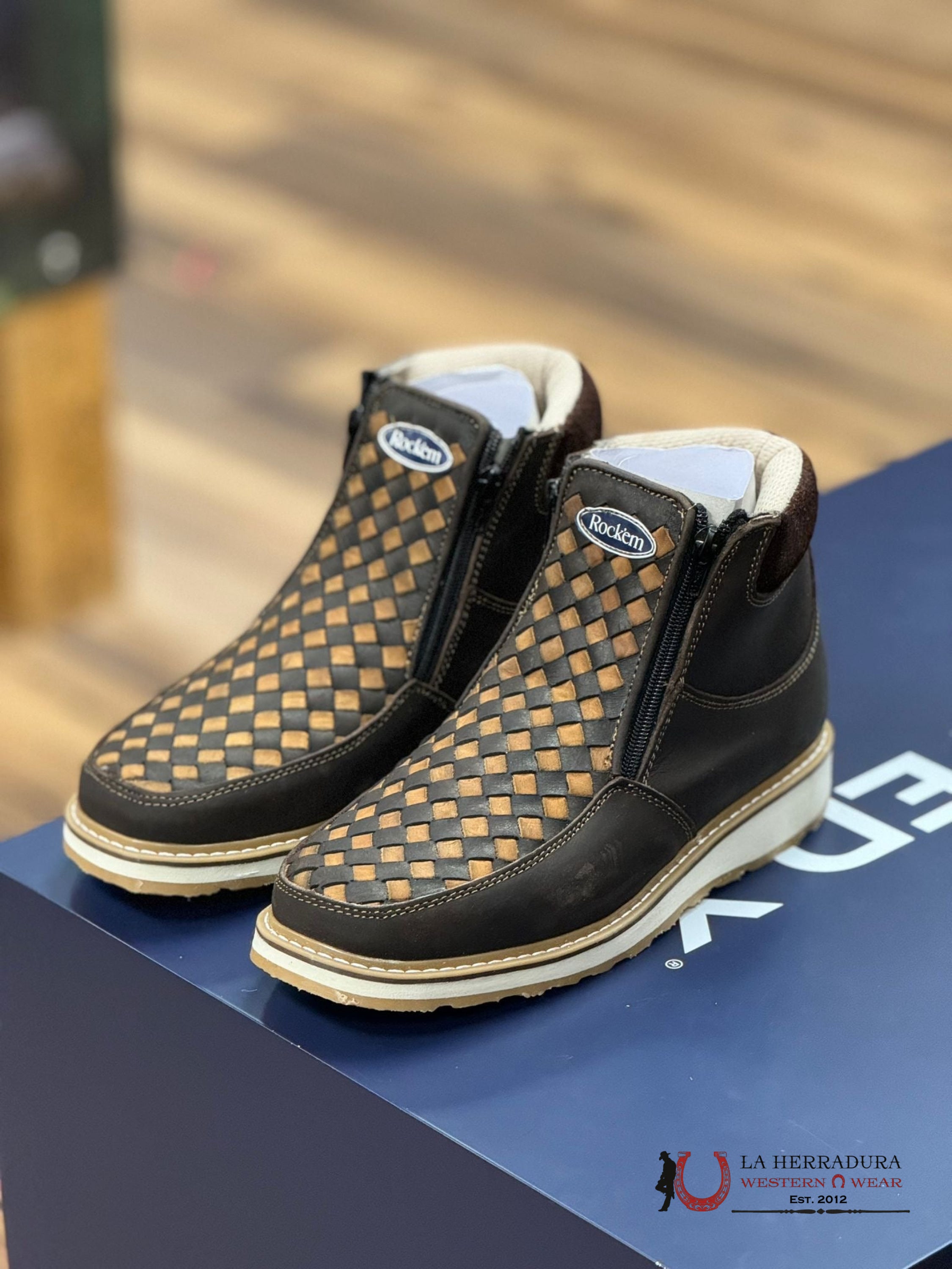 Rock’em Brown Crazy Serbia Casual Shoes Zapatos Hombres