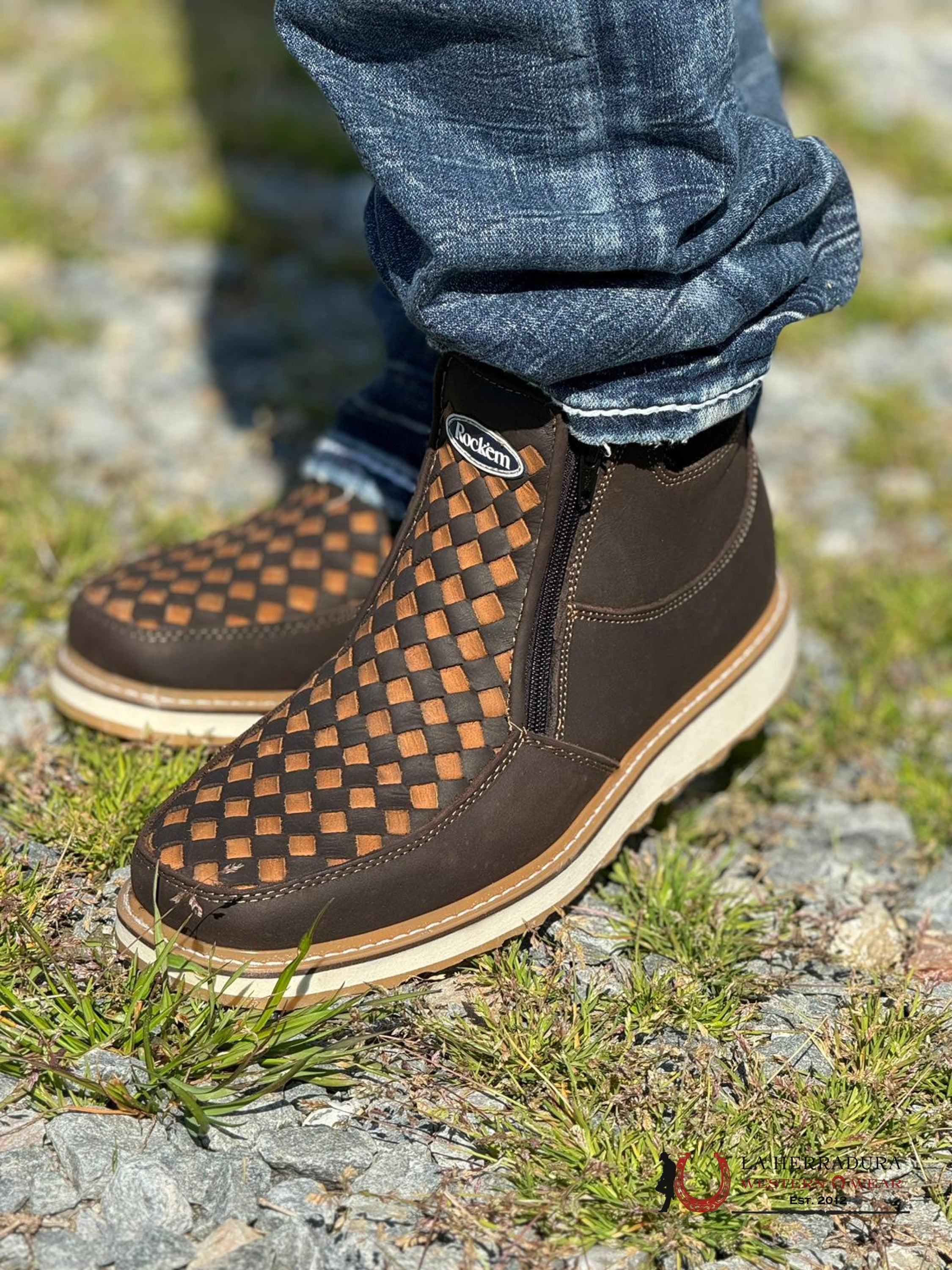Rock’em Brown Crazy Serbia Casual Shoes Zapatos Hombres