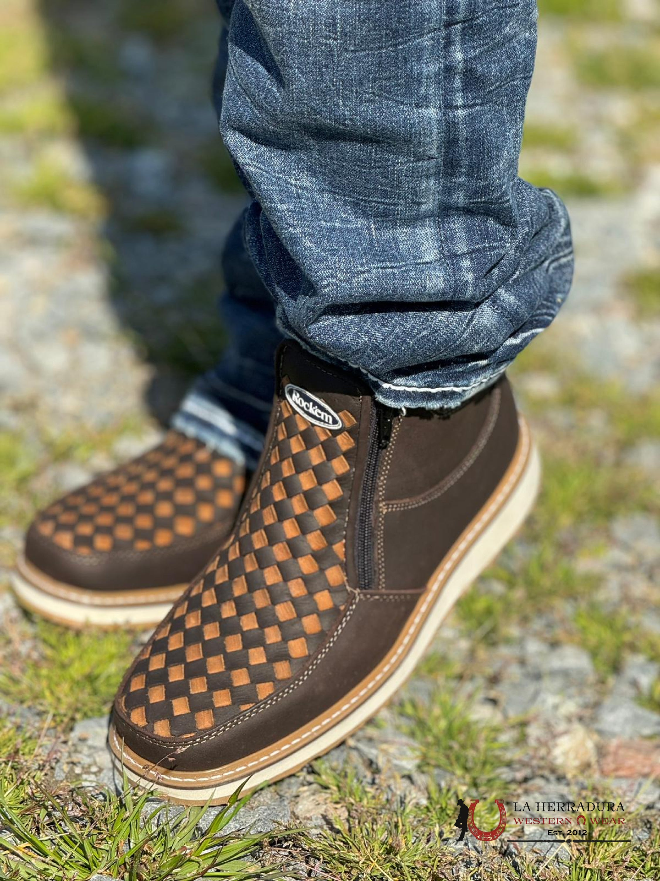 Rock’em Brown Crazy Serbia Casual Shoes Zapatos Hombres