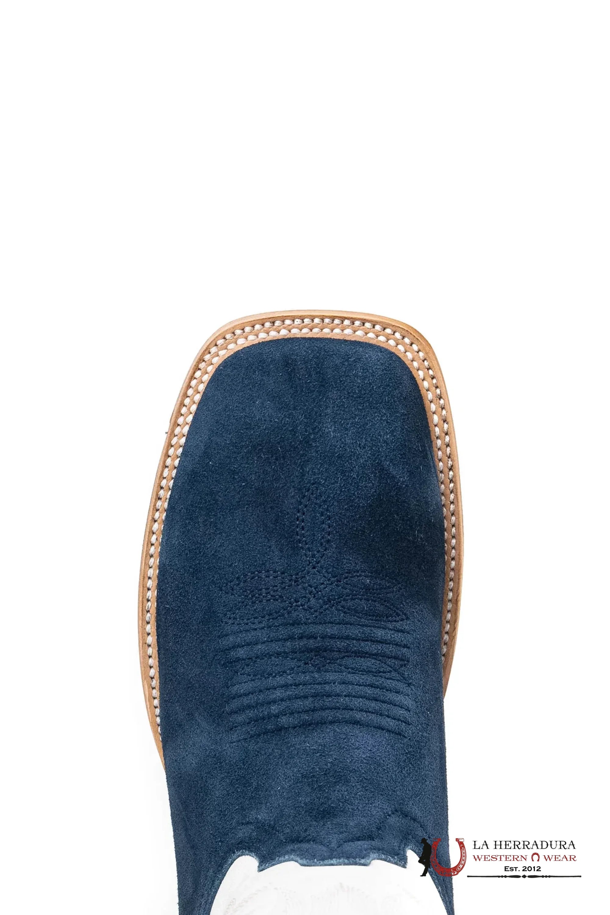 ROCKEM EST. ALPEZ BLUE SWADE SQ. TOE BOOT BOTAS HOMBRES