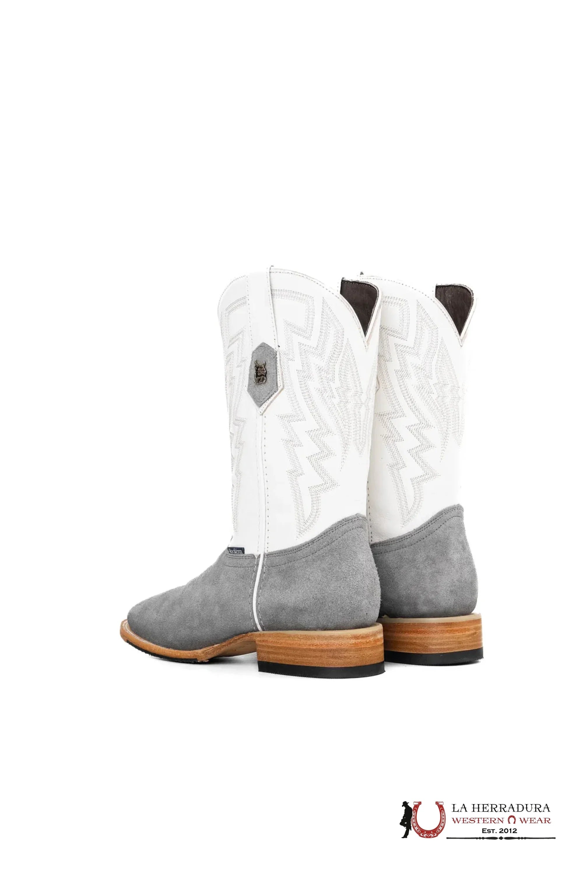 ROCKEM EST. ALPEZ GREY SWADE SQ. TOE BOOT BOTAS HOMBRES