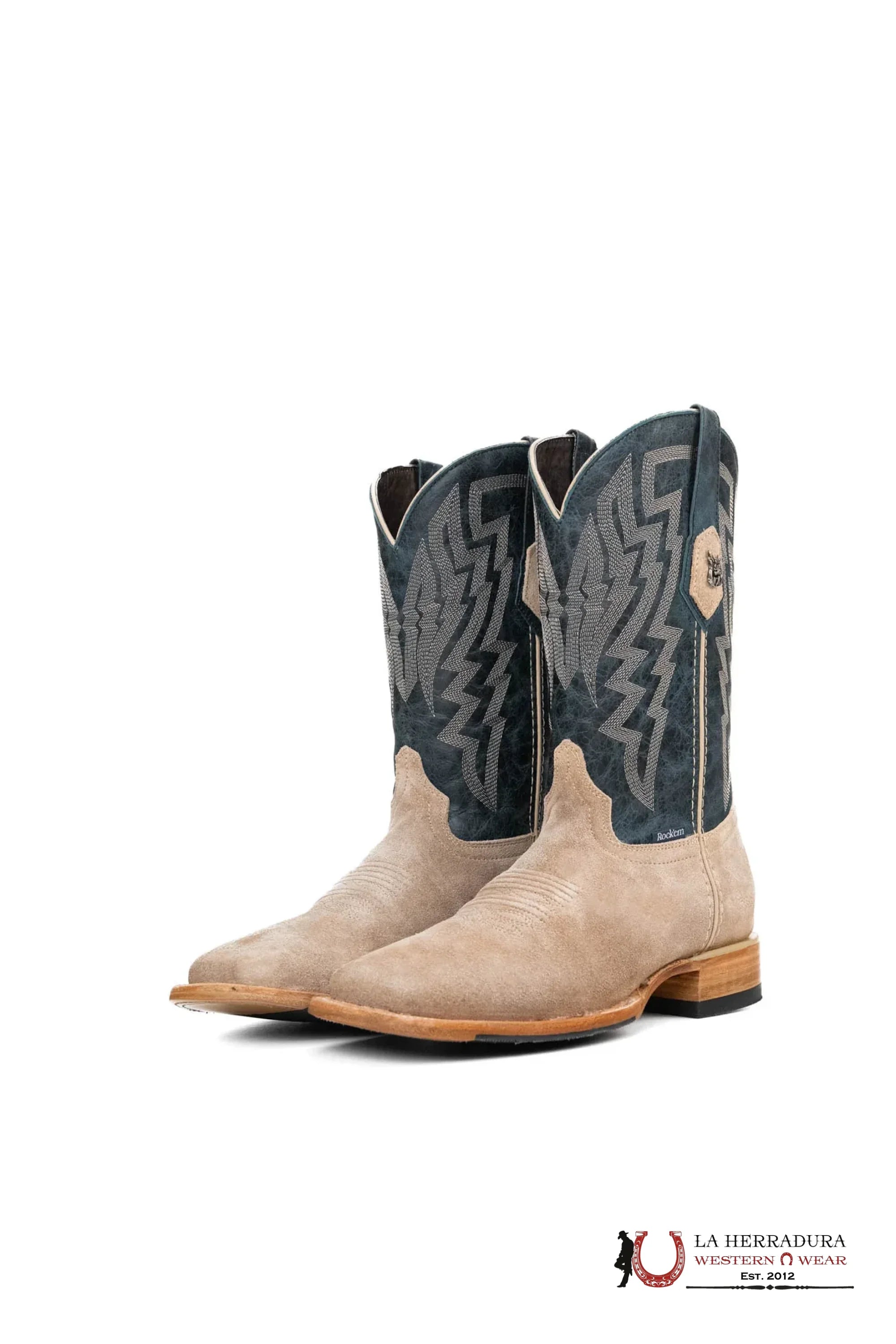 ROCKEM EST. ALPEZ SAND SWADE SQ. TOE BOOT BOTAS HOMBRES
