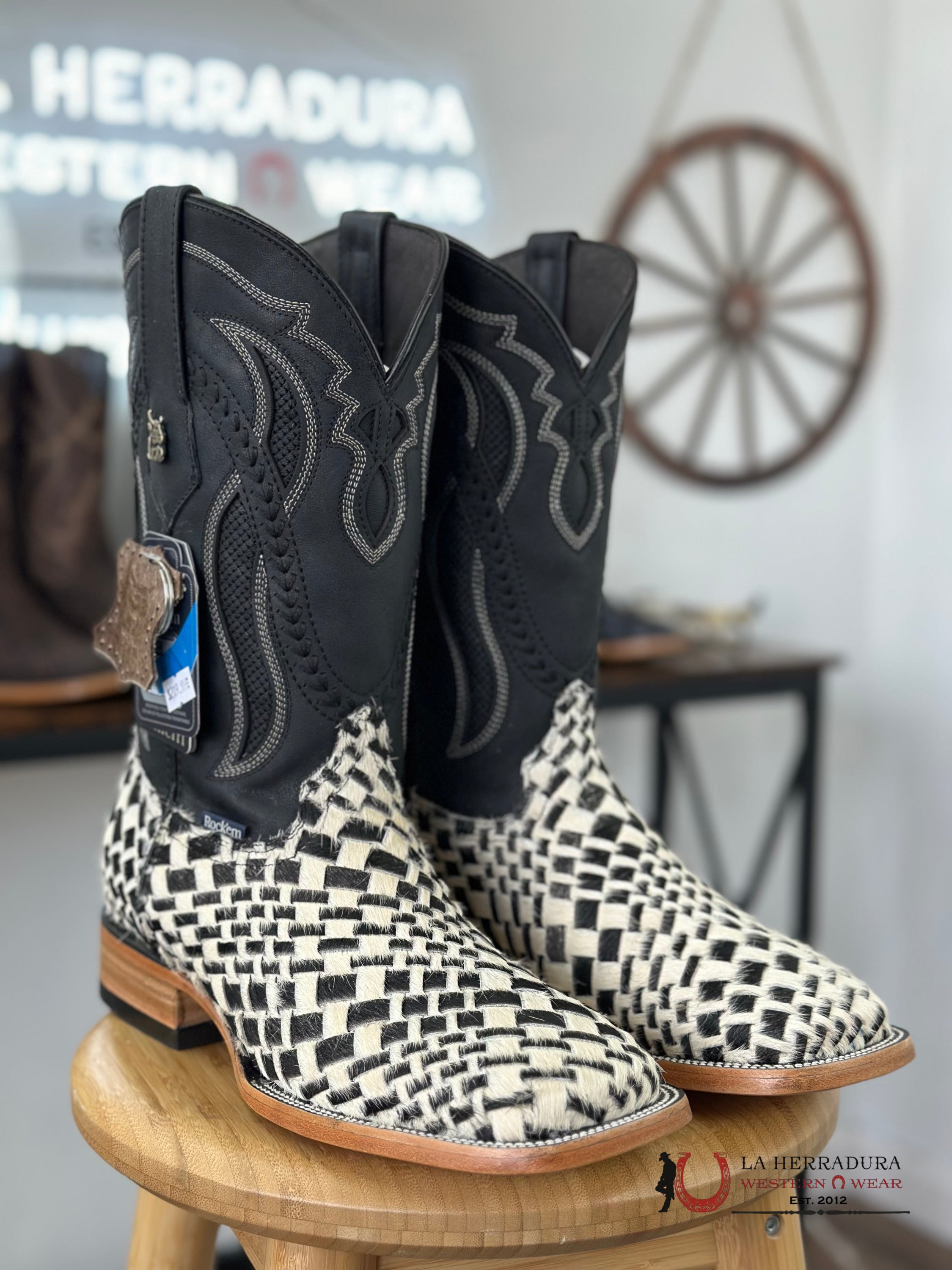 Mens Est. Arizona Cowhide Boot Botas Hombres