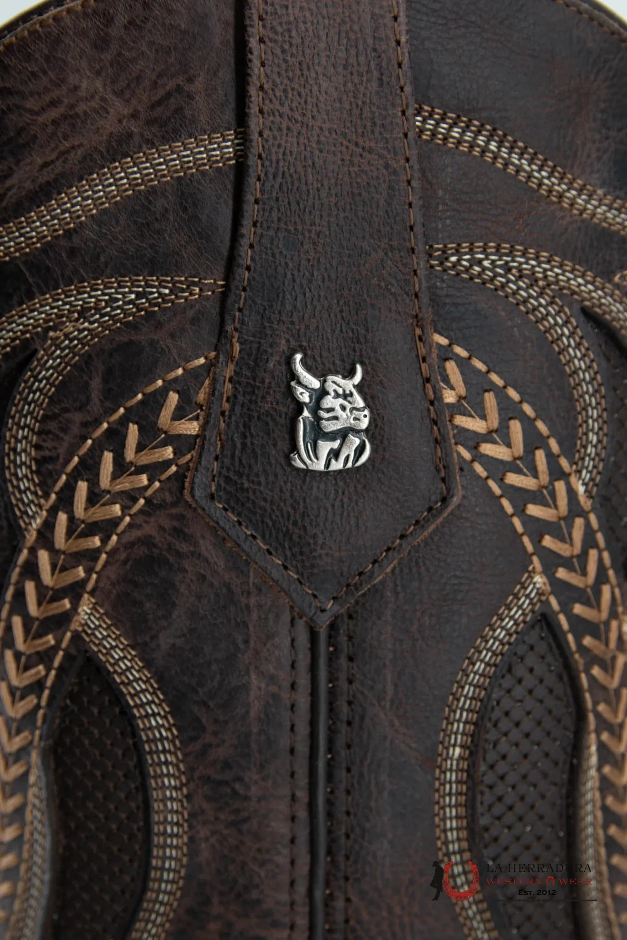 ROCKEM EST. HUNGRIA CRAZY CHOCO/TAN SQ. TOE BOOT BOTAS HOMBRES