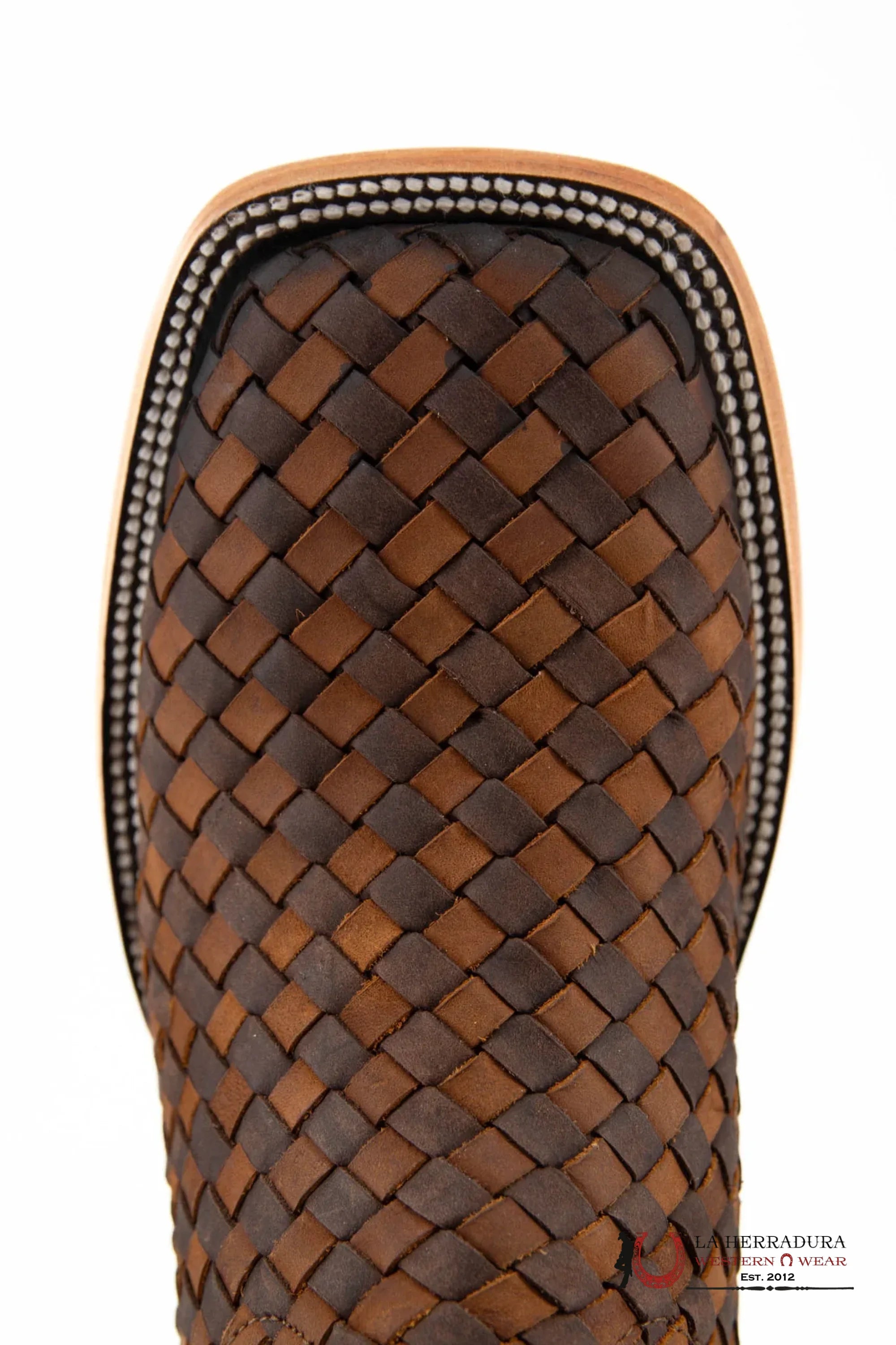 ROCKEM EST. SERBIA CRAZY CHOCO/TAN SQ. TOE BOOT BOTAS HOMBRES