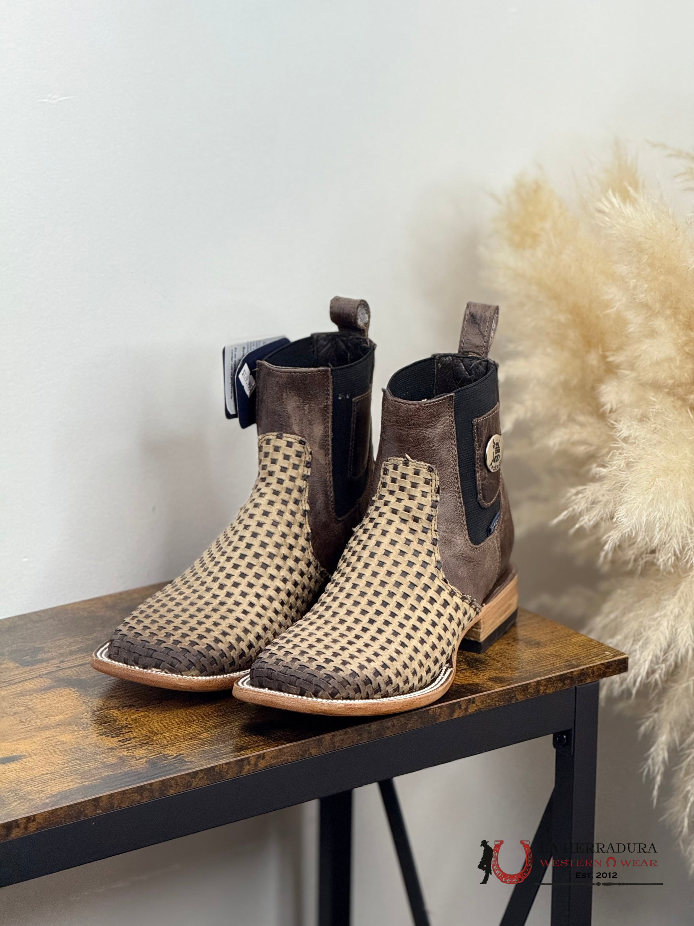 ROCK’EM SHORT BOOT FRANCIA CRAZY TOBACCO / CHOCO SQ. TOE BOTAS HOMBRES