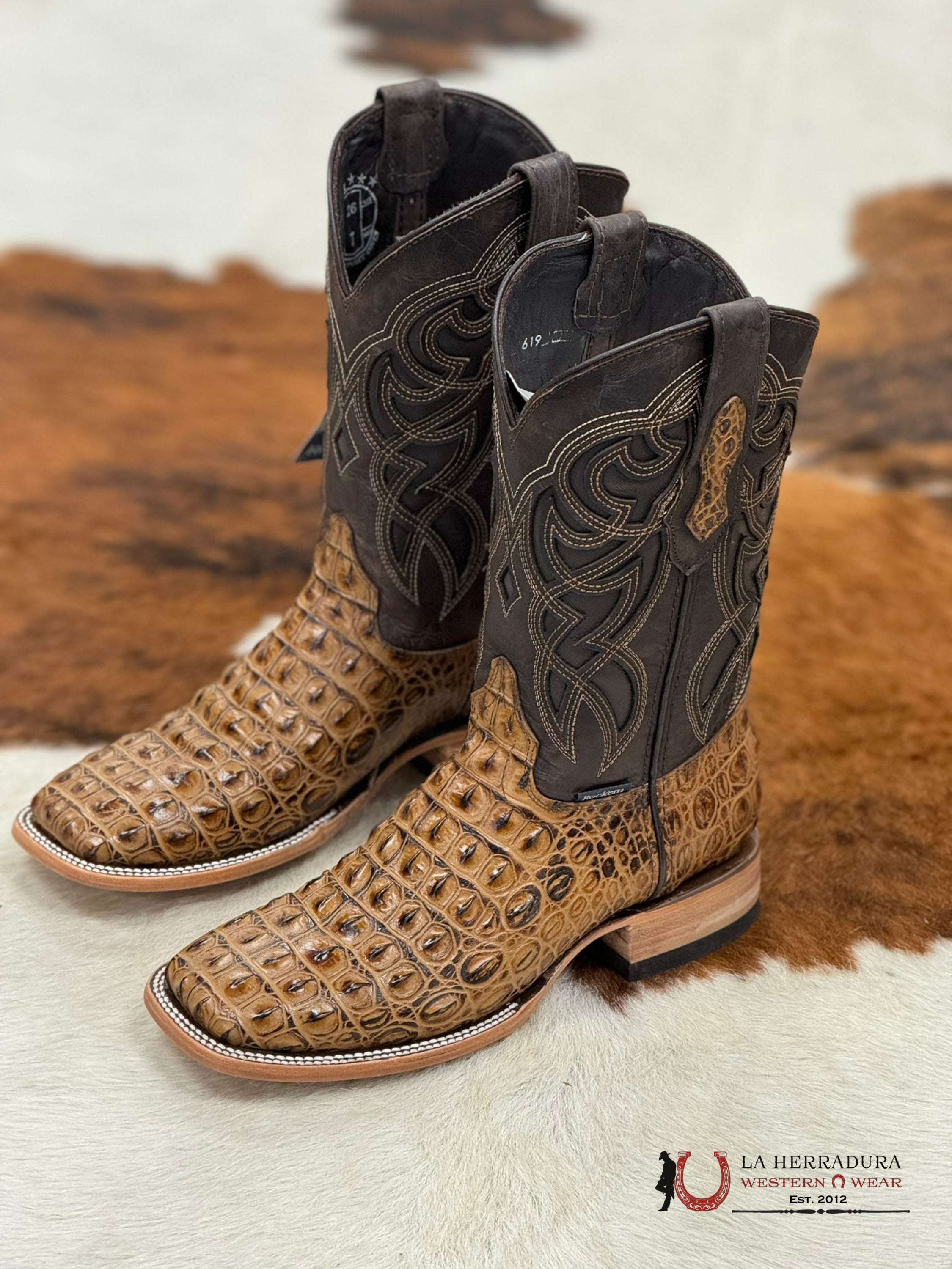 Mens Lomo De Nilo Miel Boot Botas Hombres