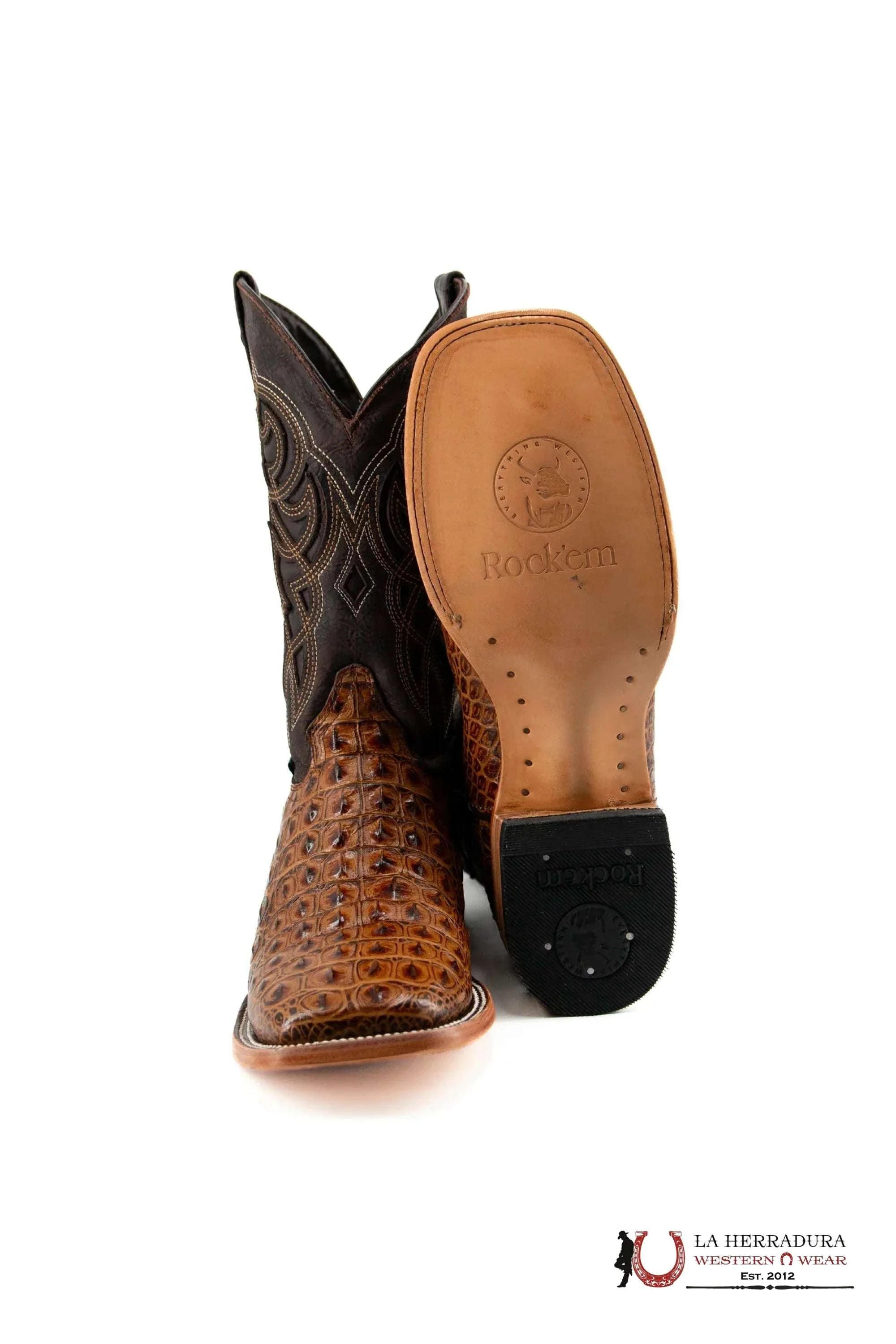 Mens Lomo De Nilo Miel Boot Botas Hombres