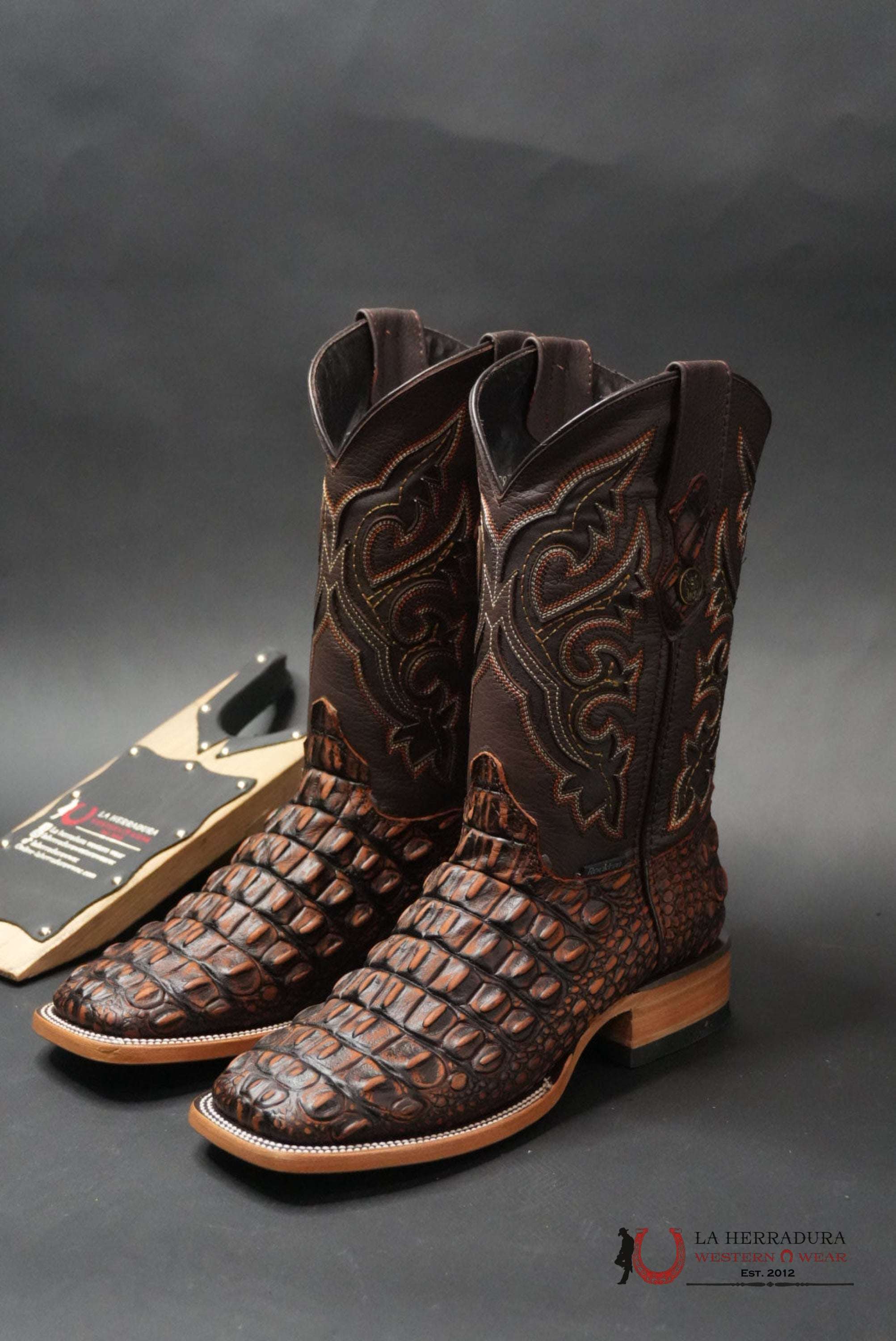 MENS IMIT LOMO GRANDE SHEDRON RUSTICO BOOT SQUARE TOE BOTAS HOMBRES