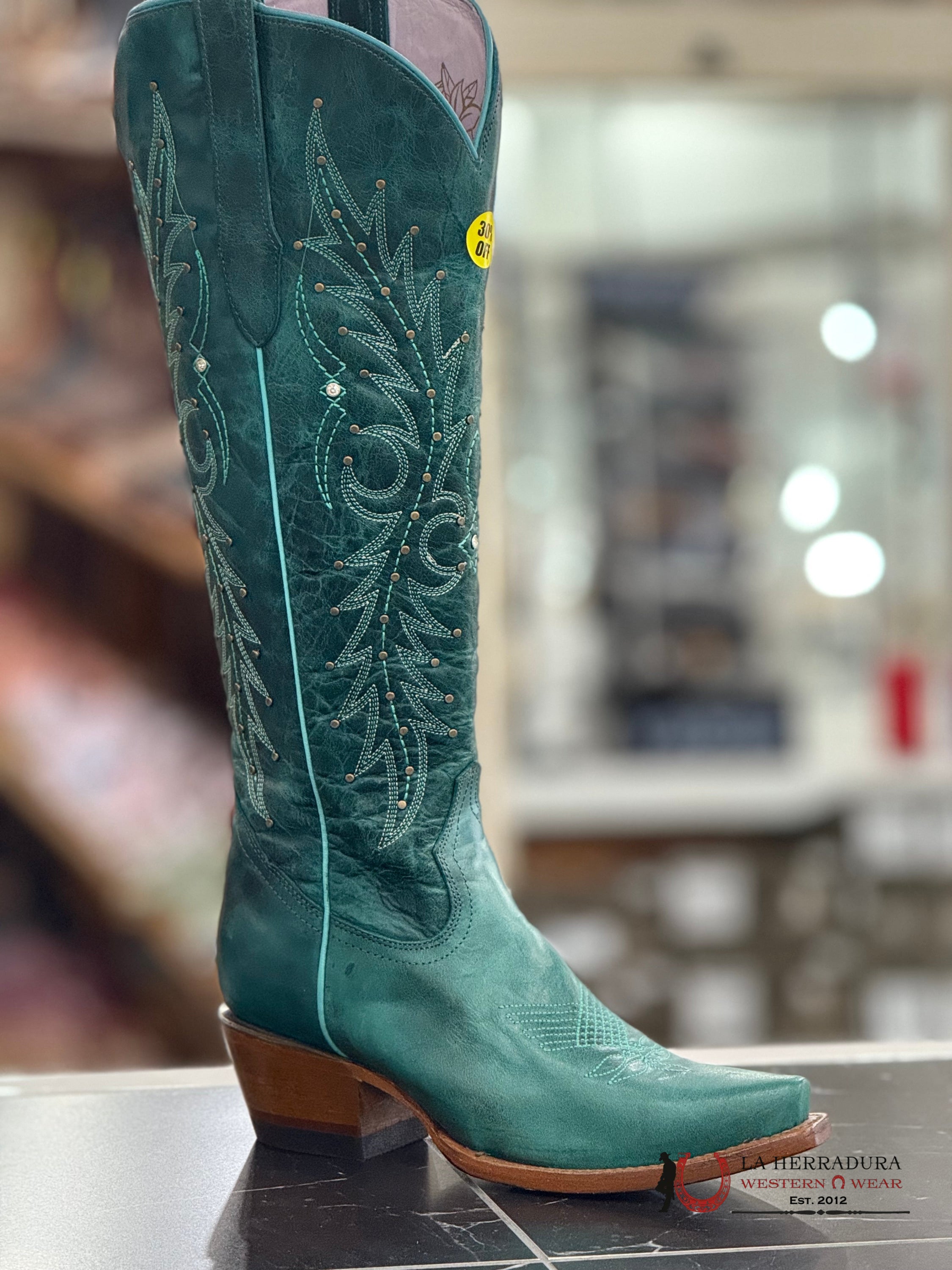 ROCK’EM MONNET TURQUESA PAULINA TALL BOOT BOTAS MUJERES