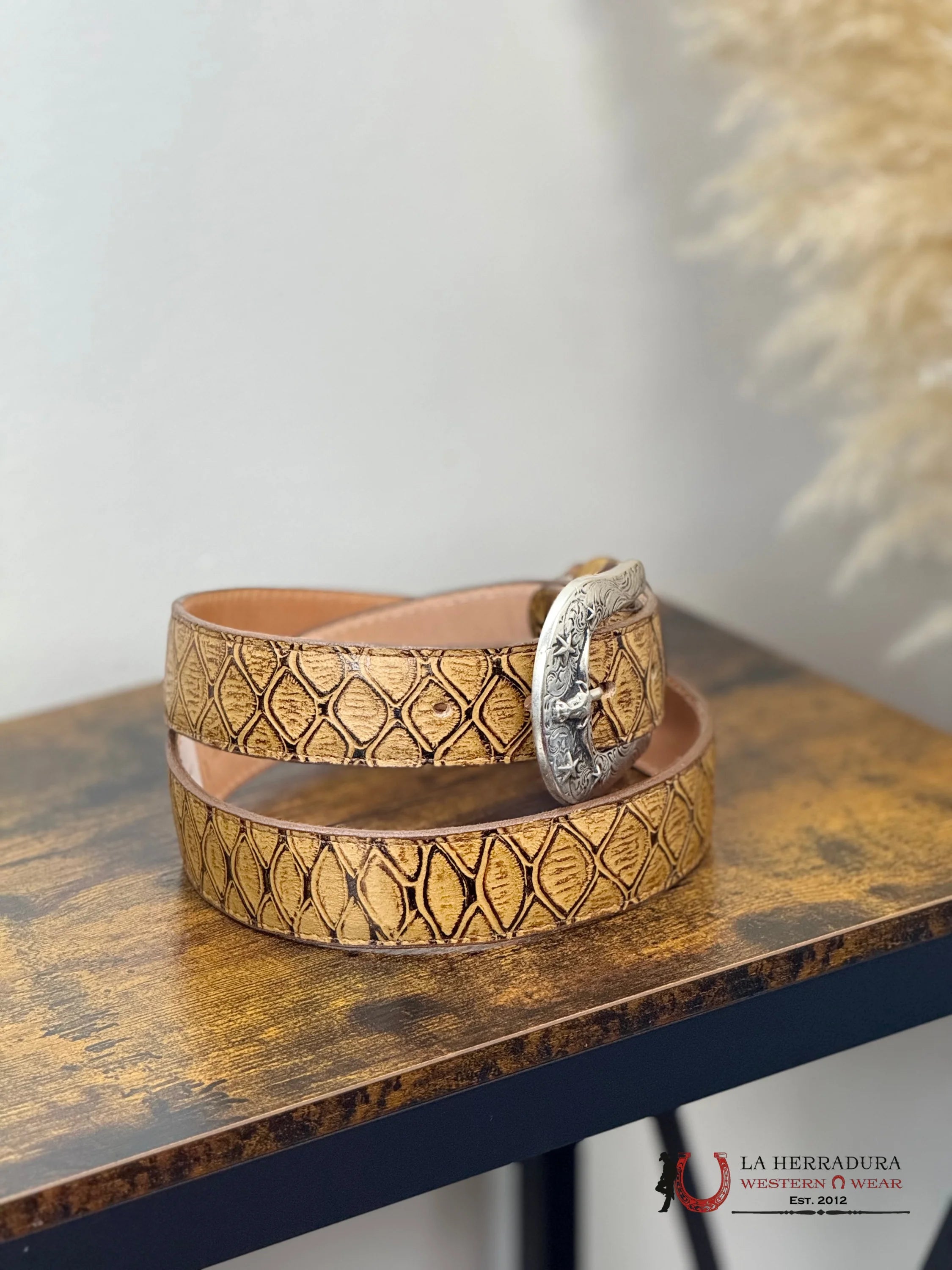 ROCKEM TAN ANT EATER MEN BELT CINTURONES HOMBRES