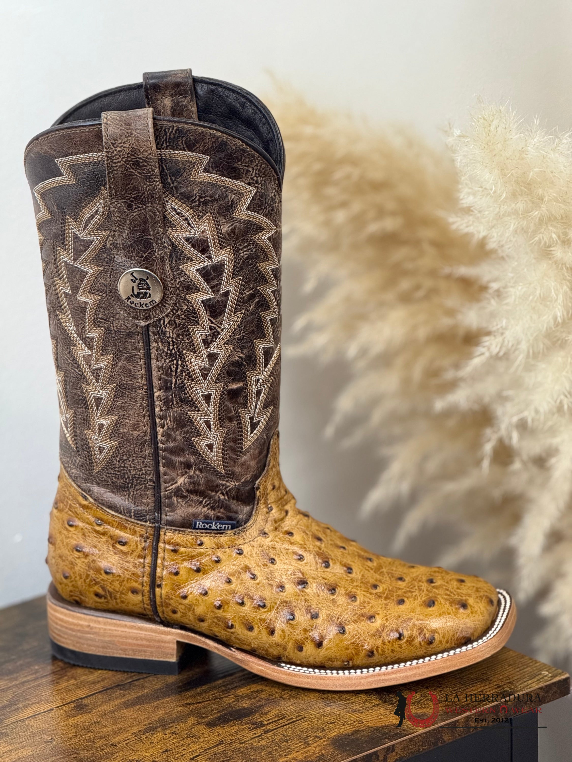 ROCKEM YOUTH IMIT. RANCH OSTRICH 6 YOUTH / HONEY NIÑOS