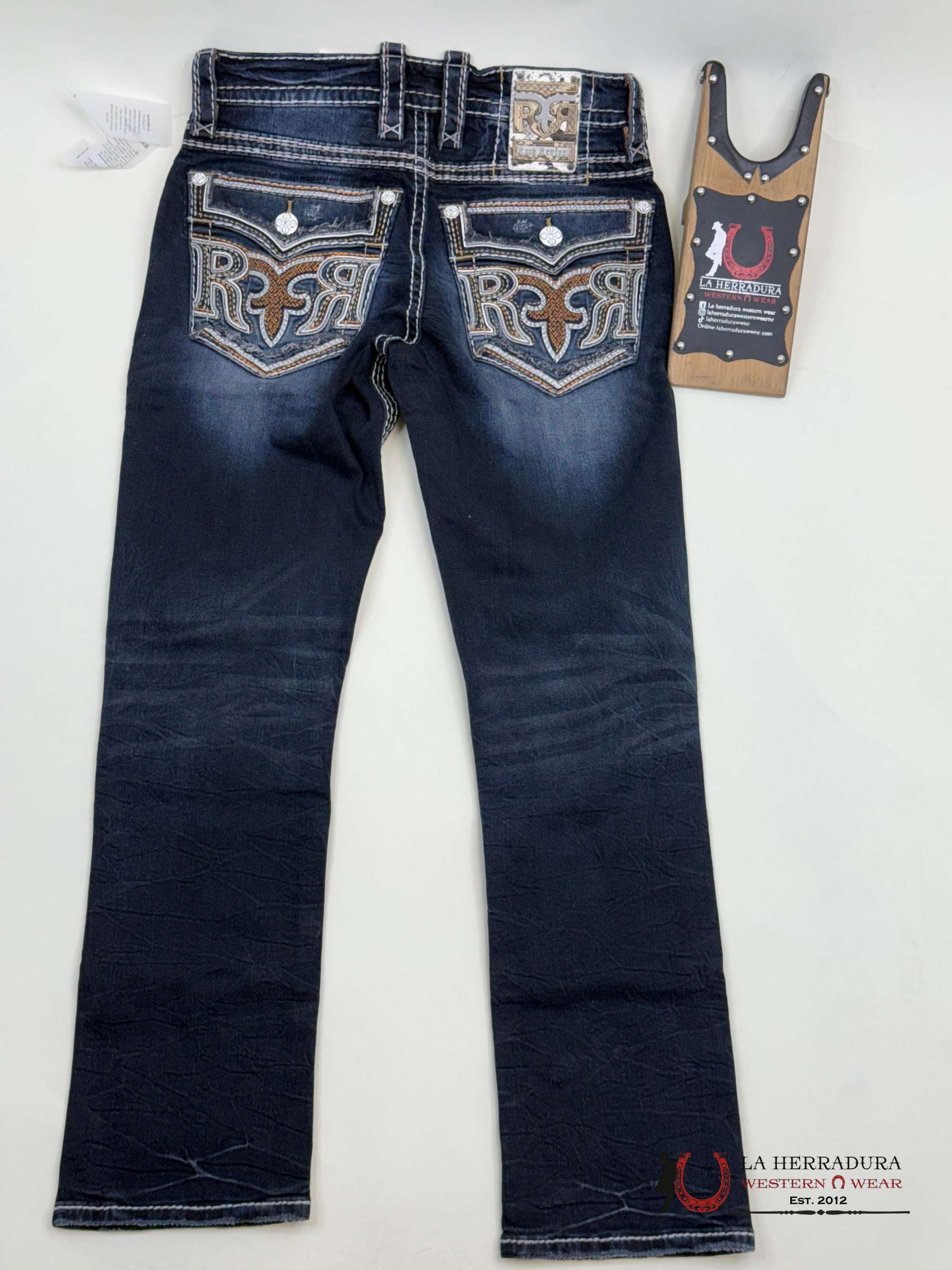 Rockrevival Edgar Straight Jeans Ropa Hombres