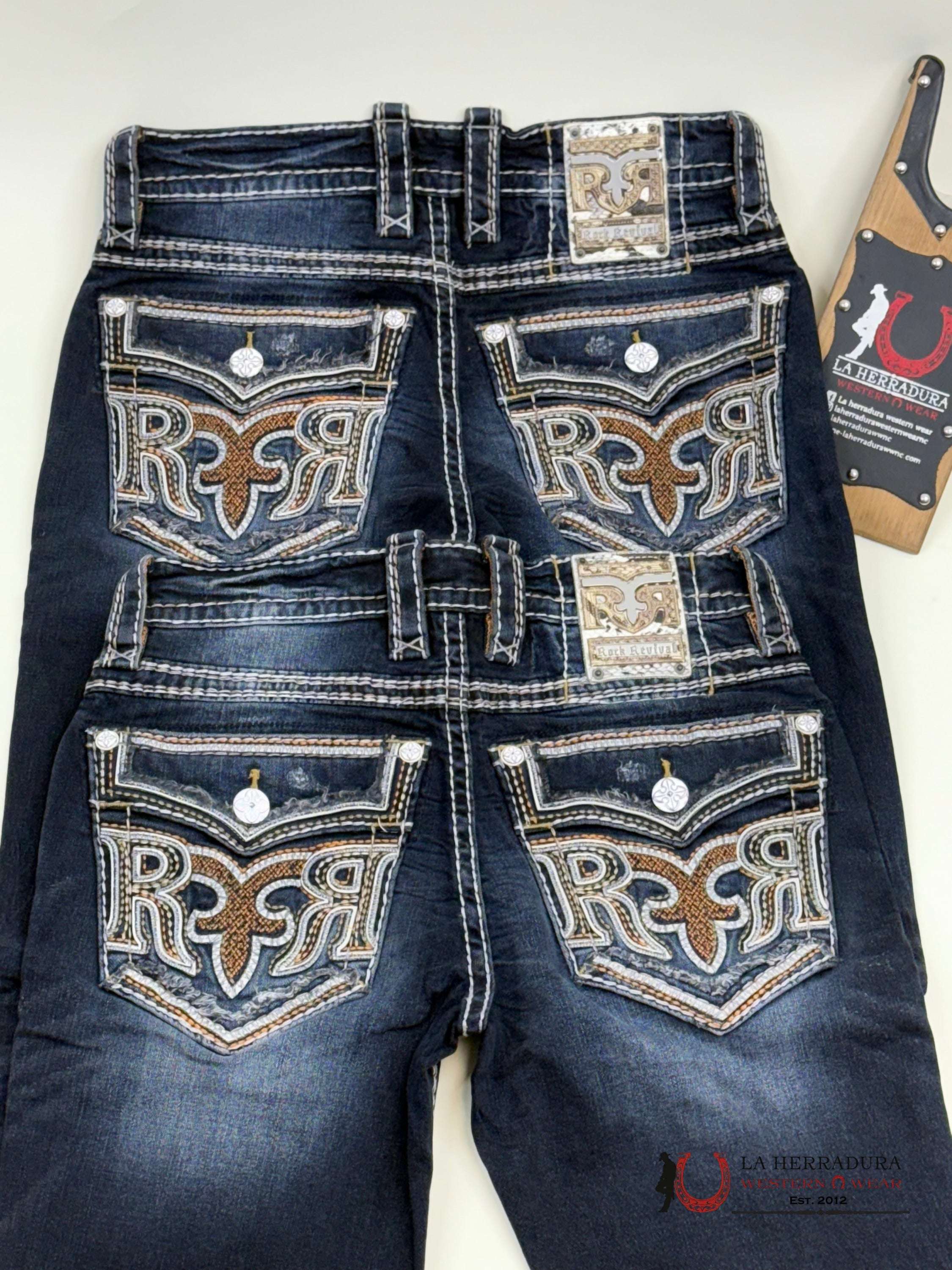 Rockrevival Edgar Straight Jeans Ropa Hombres