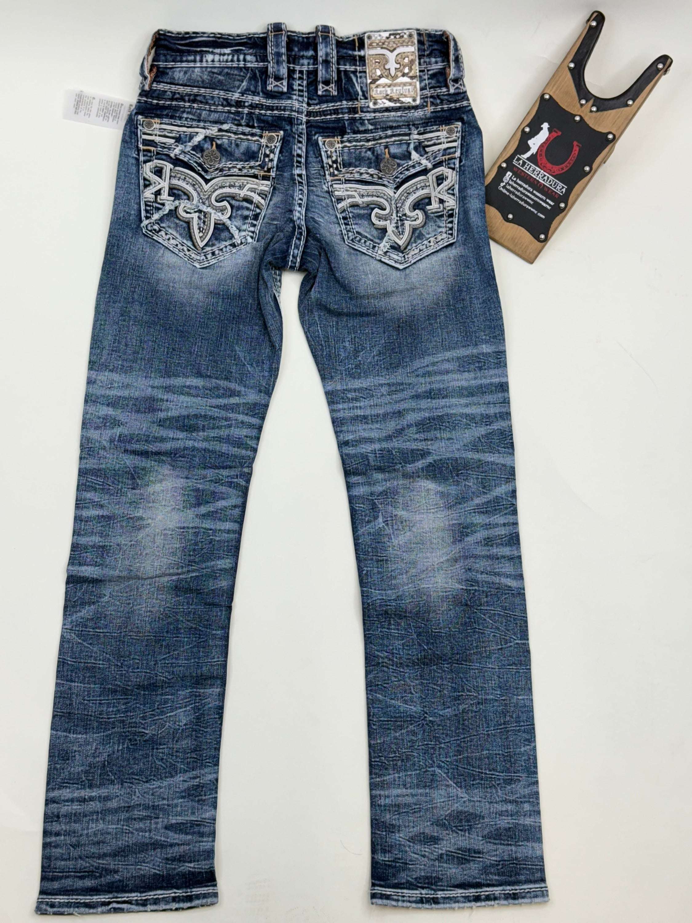 Rockrevival Mattie Straight Jeans Ropa Hombres