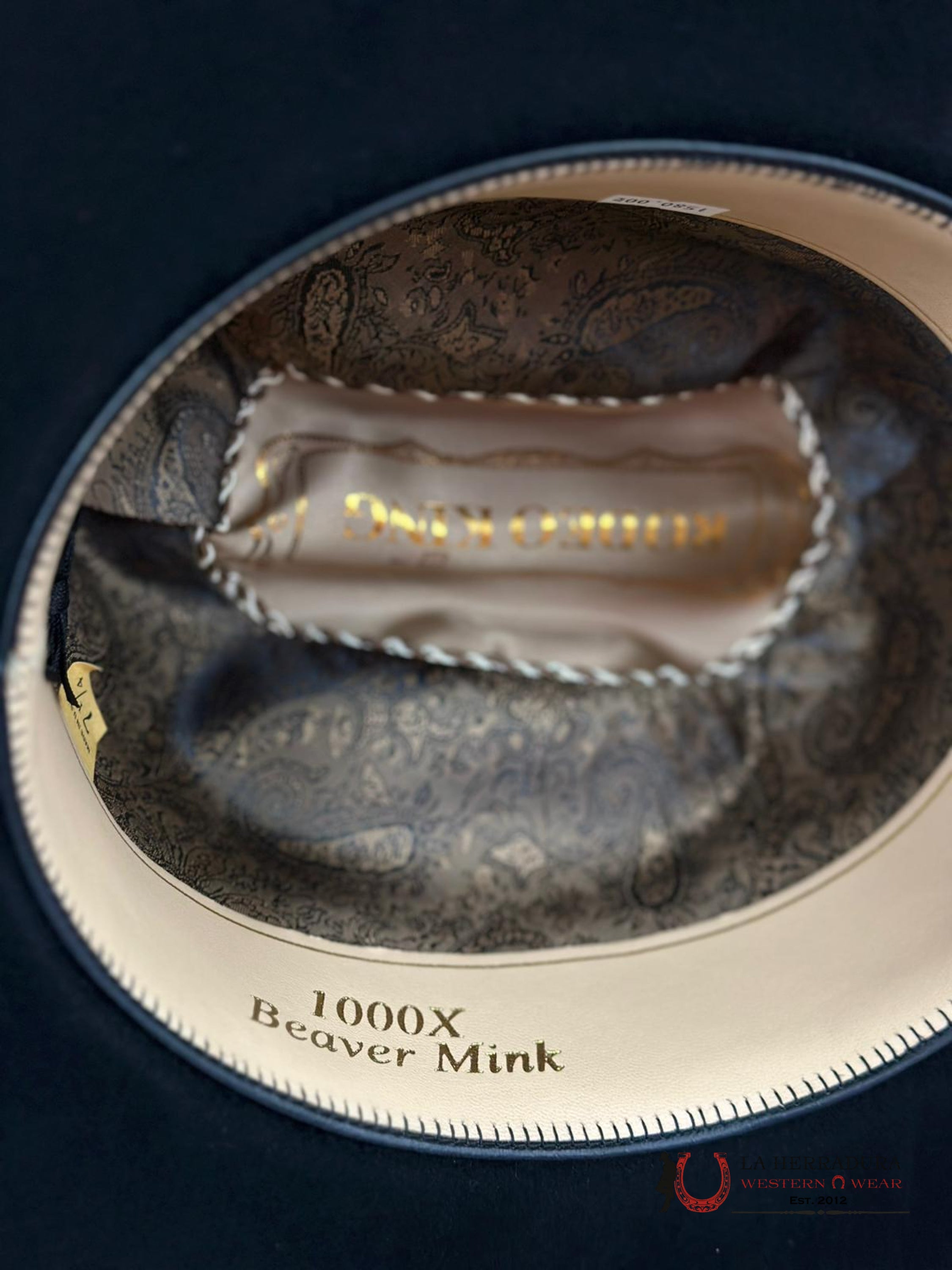 Rodeo King 1000X Black Top Hand Tejana