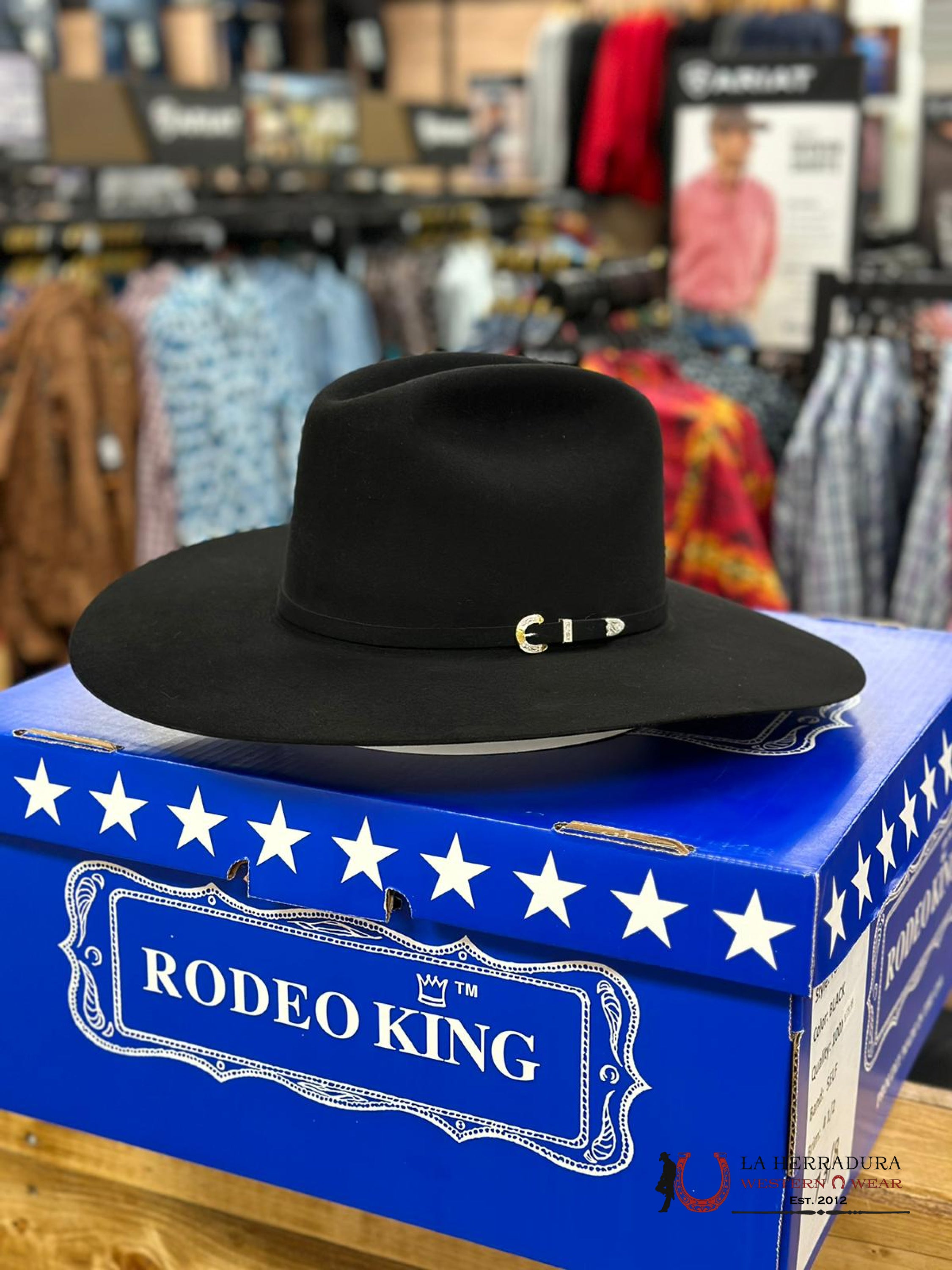 Rodeo King 1000X Black Top Hand Tejana