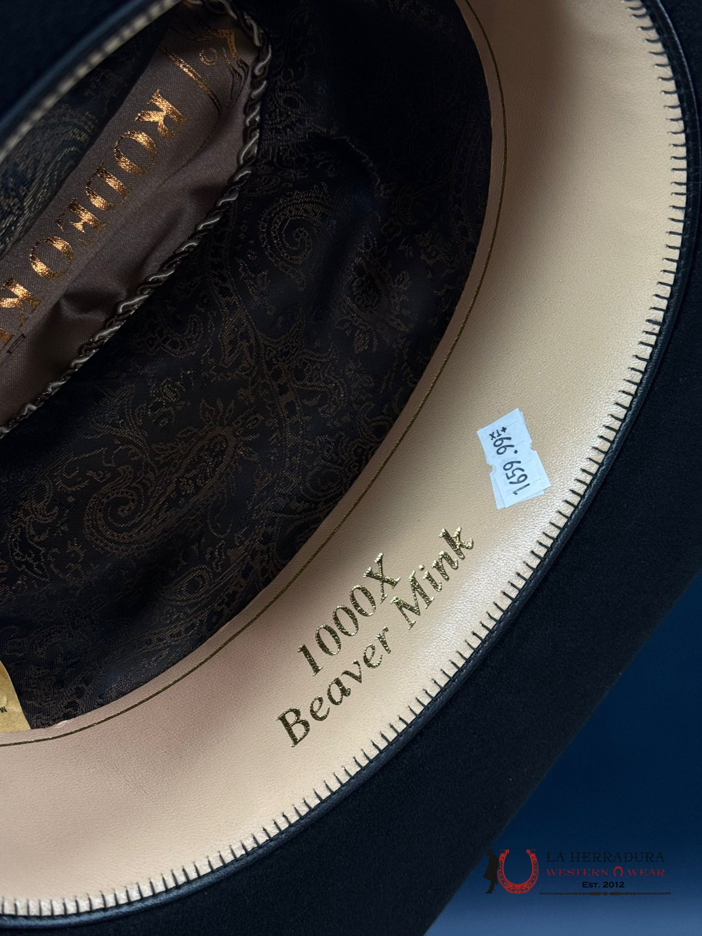 Rodeo King 1000X Black Top Hand Tejana