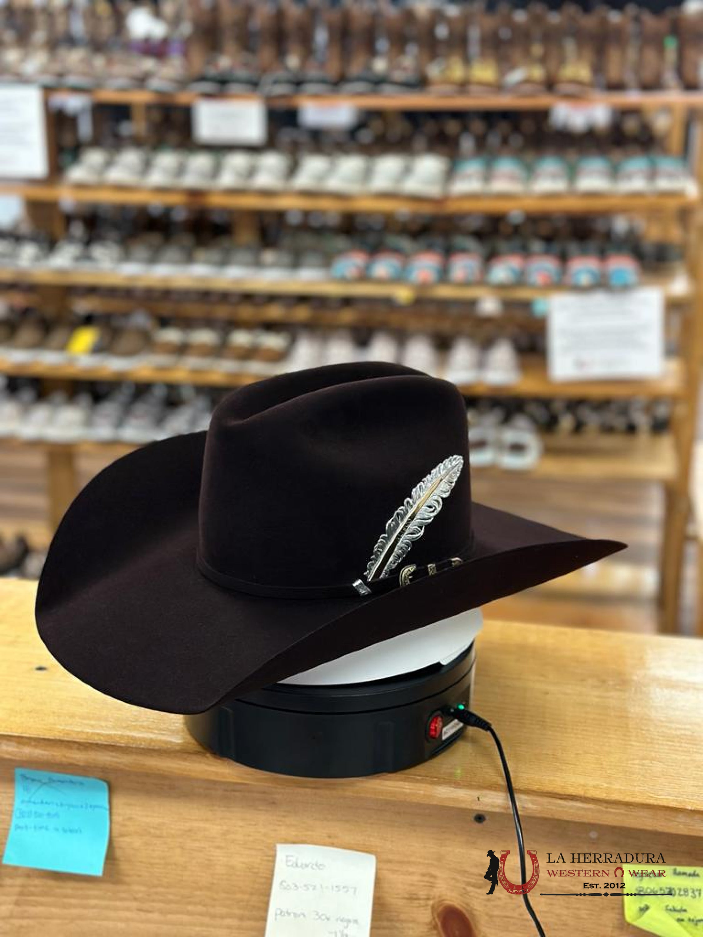 Rodeo King 100X Black Cherry Top Hand Tejana