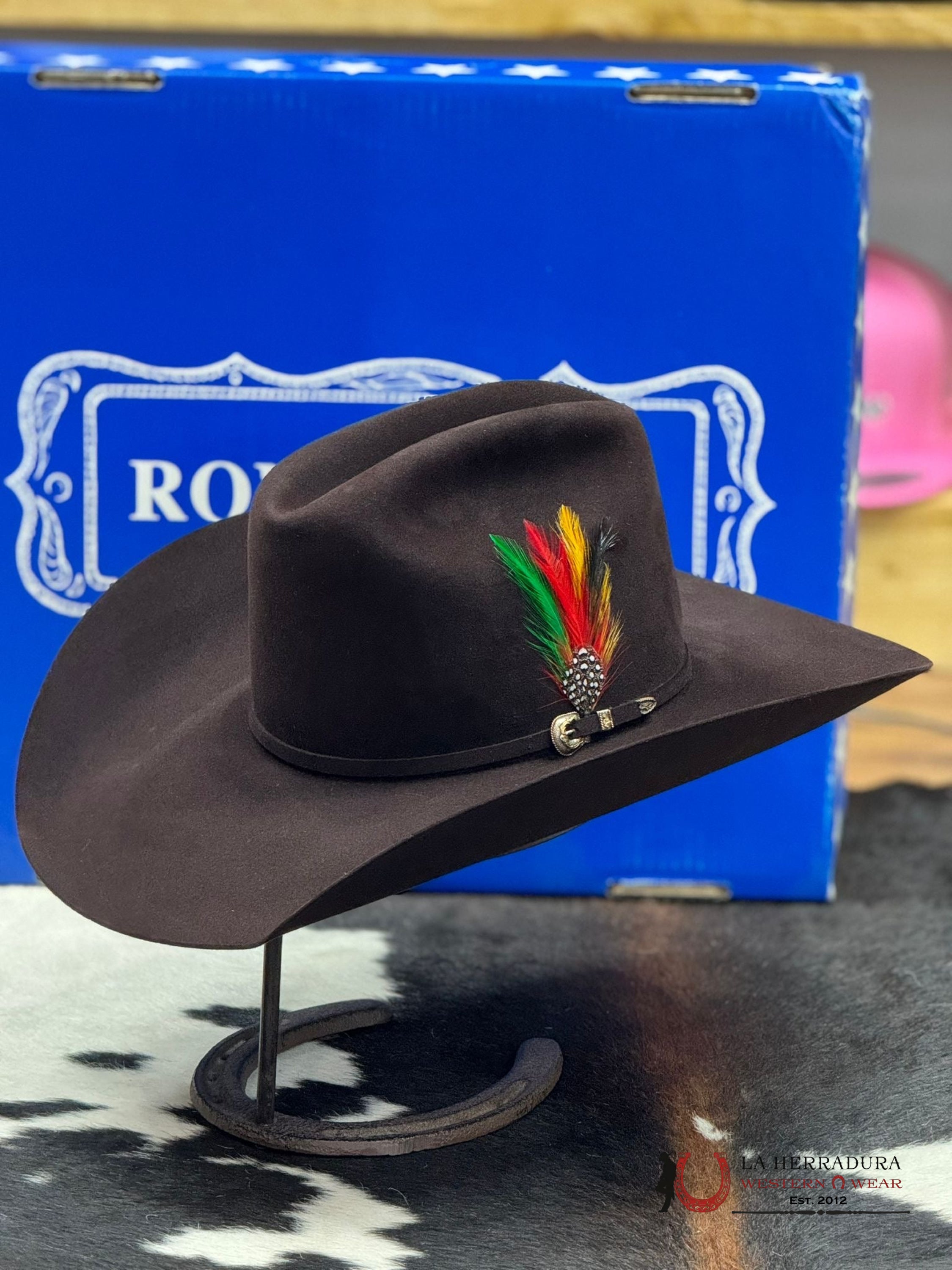 Rodeo King 100X Black Cherry Top Hand Tejana