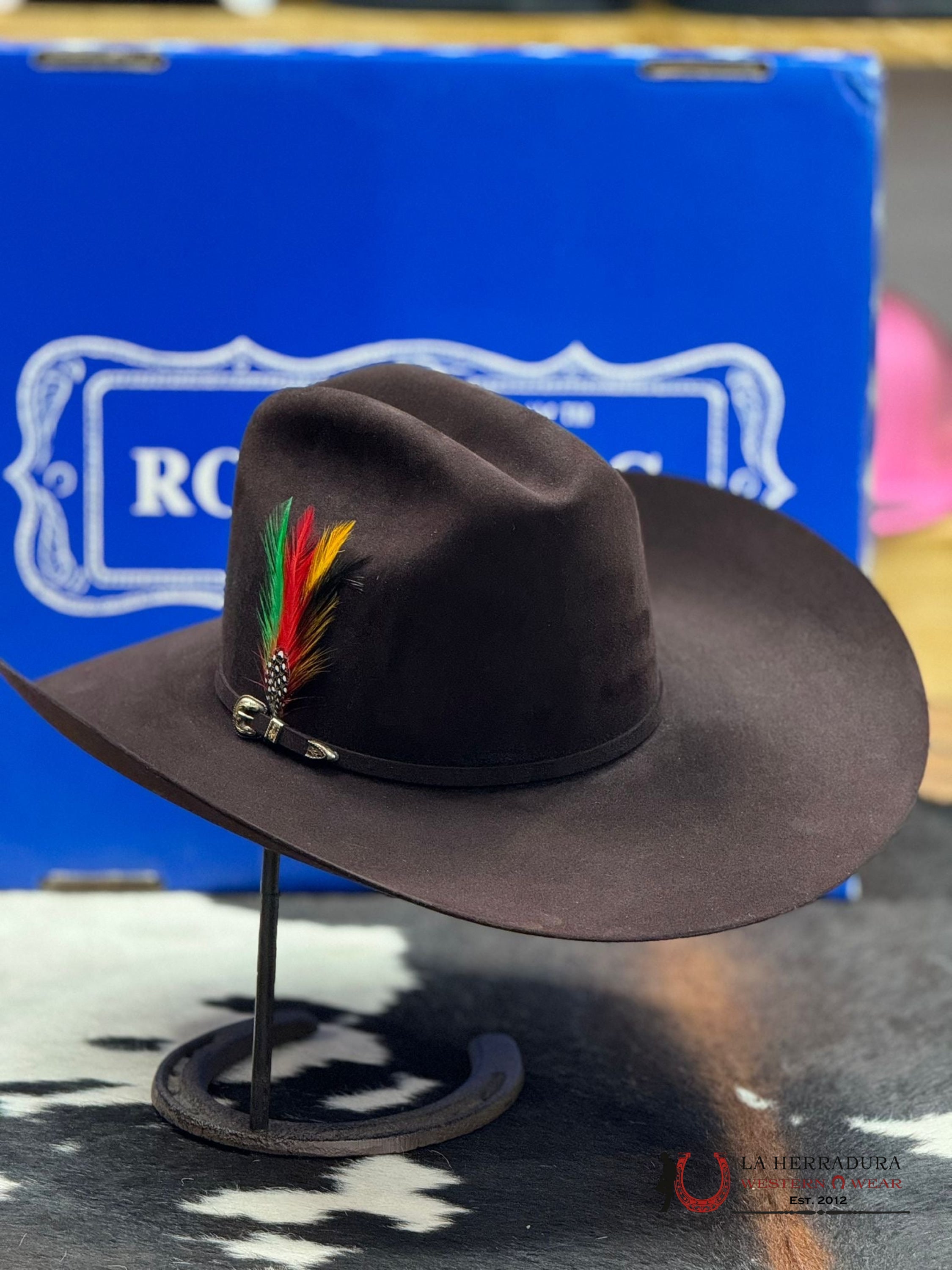 Rodeo King 100X Black Cherry Top Hand Tejana