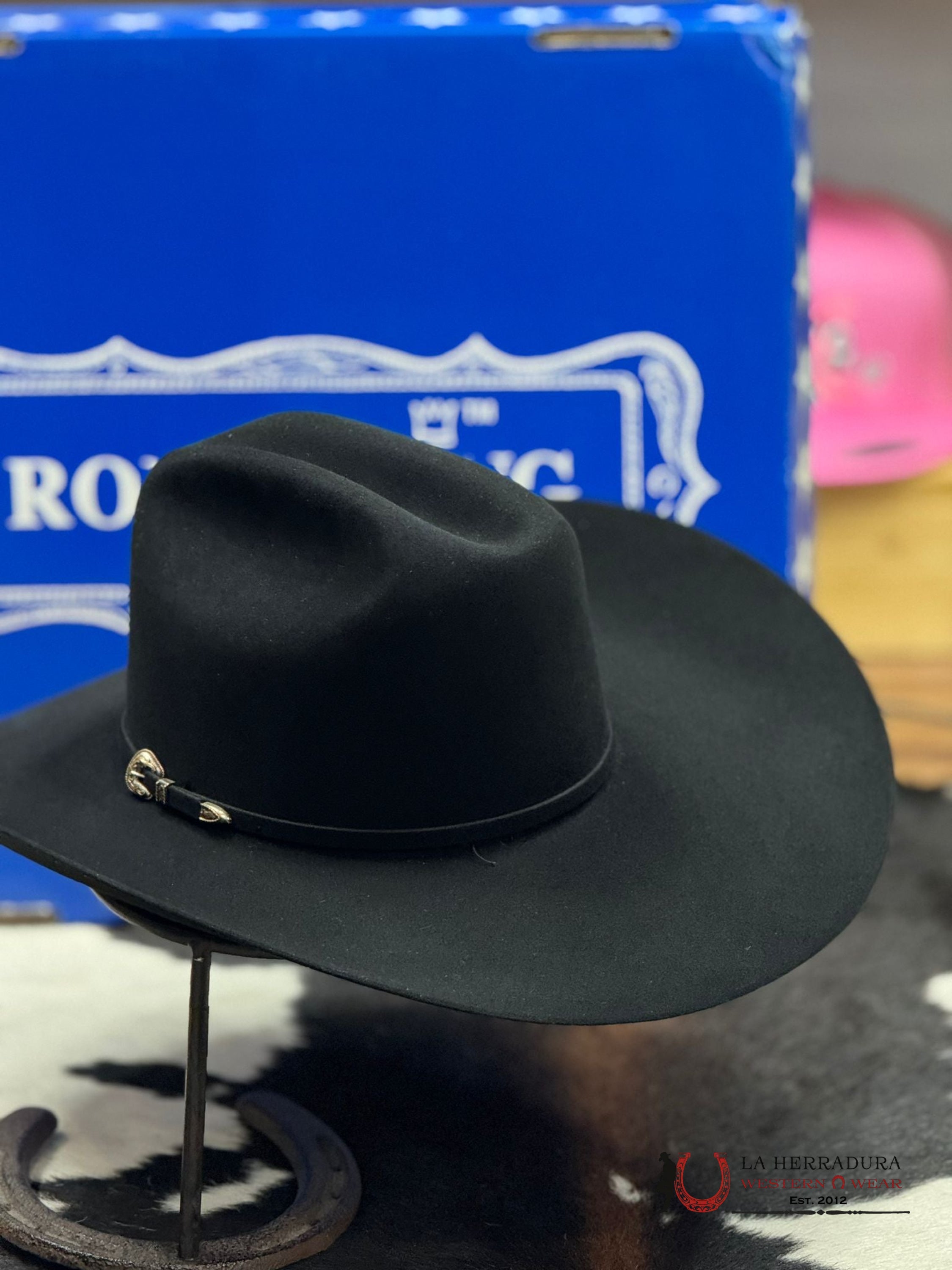 Rodeo King 100X Black Top Hand Tejana