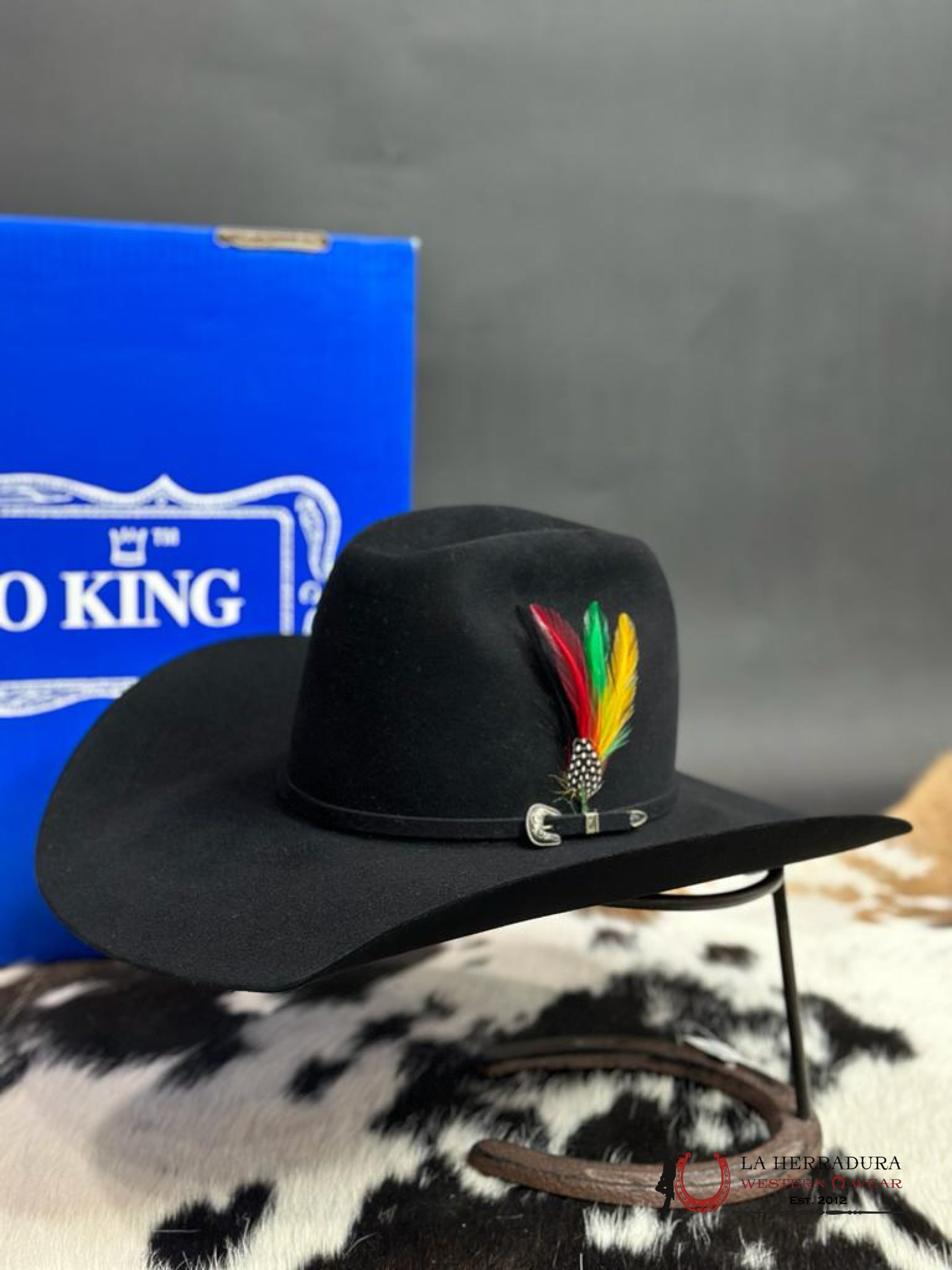 Rodeo King 100X Black Top Hand Tejana