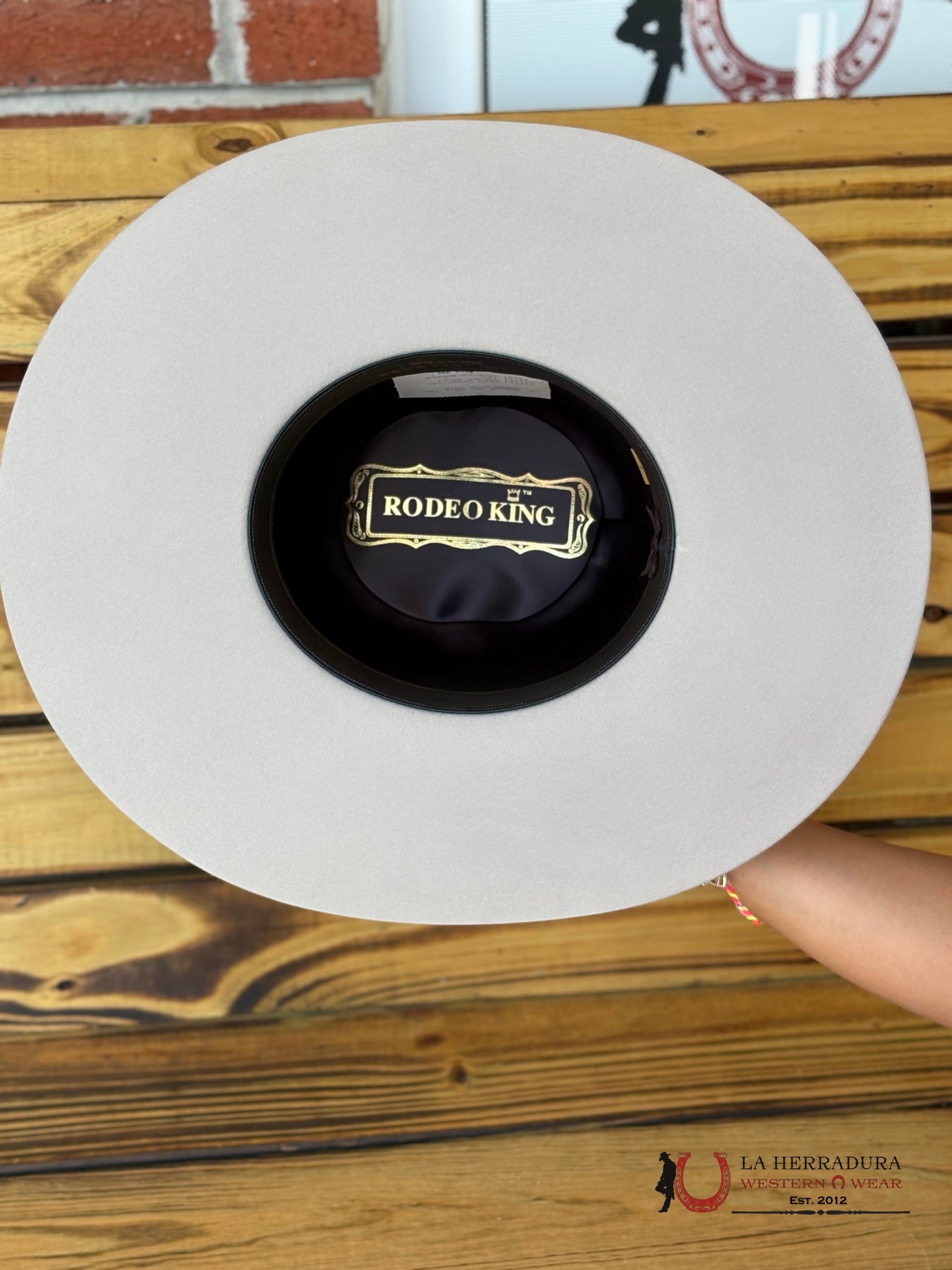 Rodeo King 10x Silver Belly Open Crown Malboro Shape TEJANA