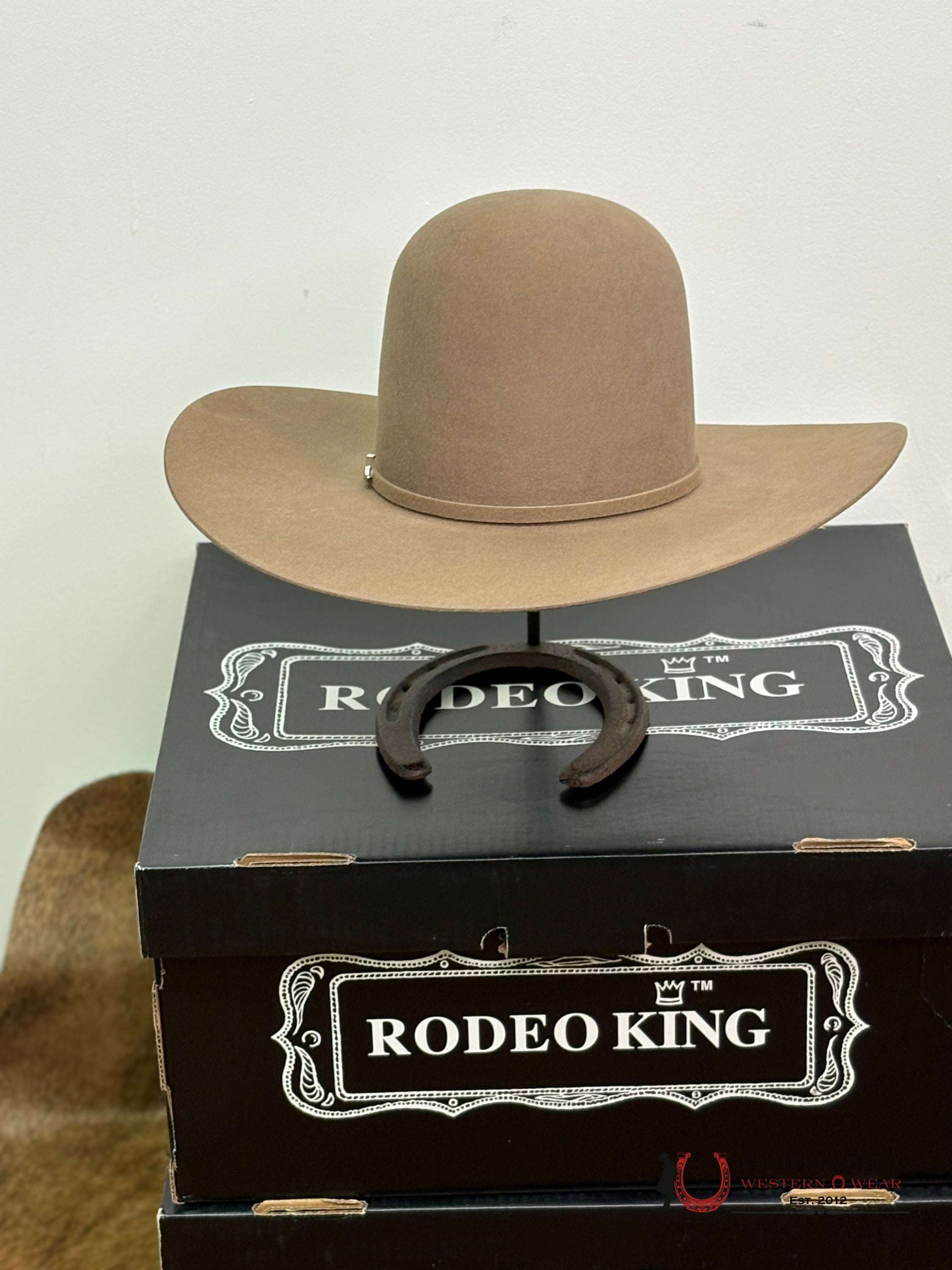 Rodeo King 10X Tan Belly Open Crown TEJANA