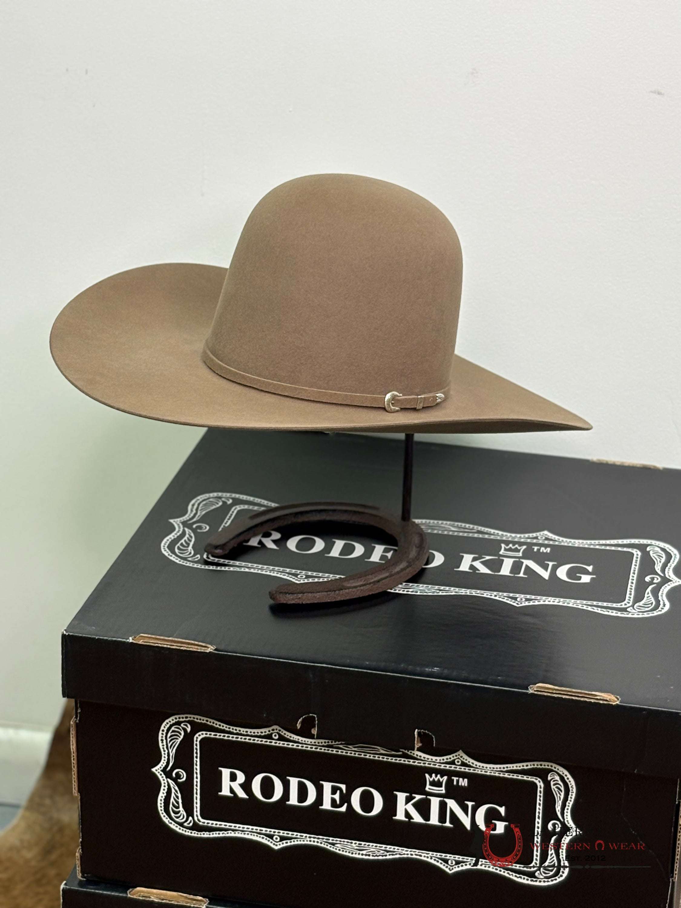 Rodeo King 10X Tan Belly Open Crown TEJANA