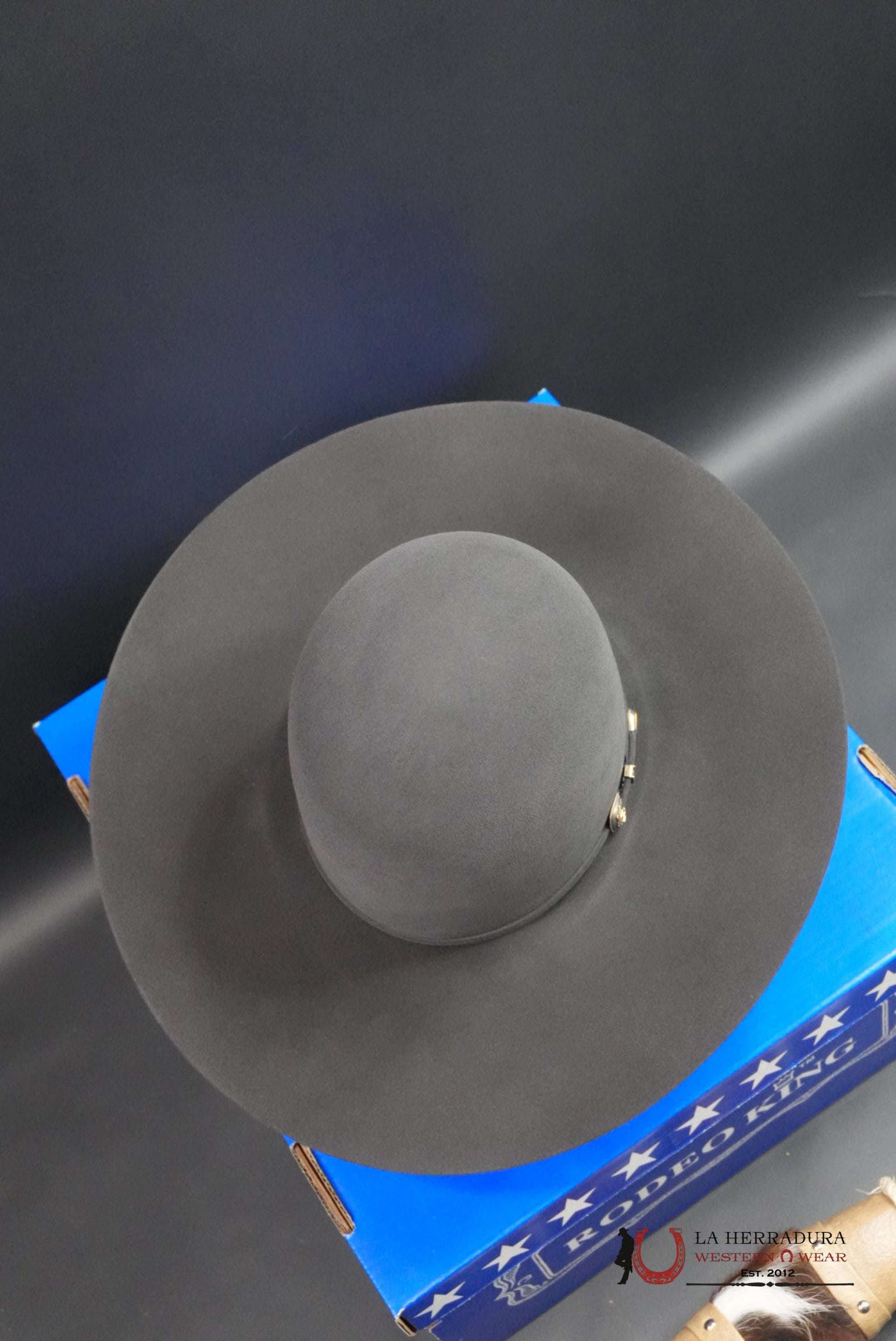 Rodeo King 60x Charcoal Open Crown TEJANA
