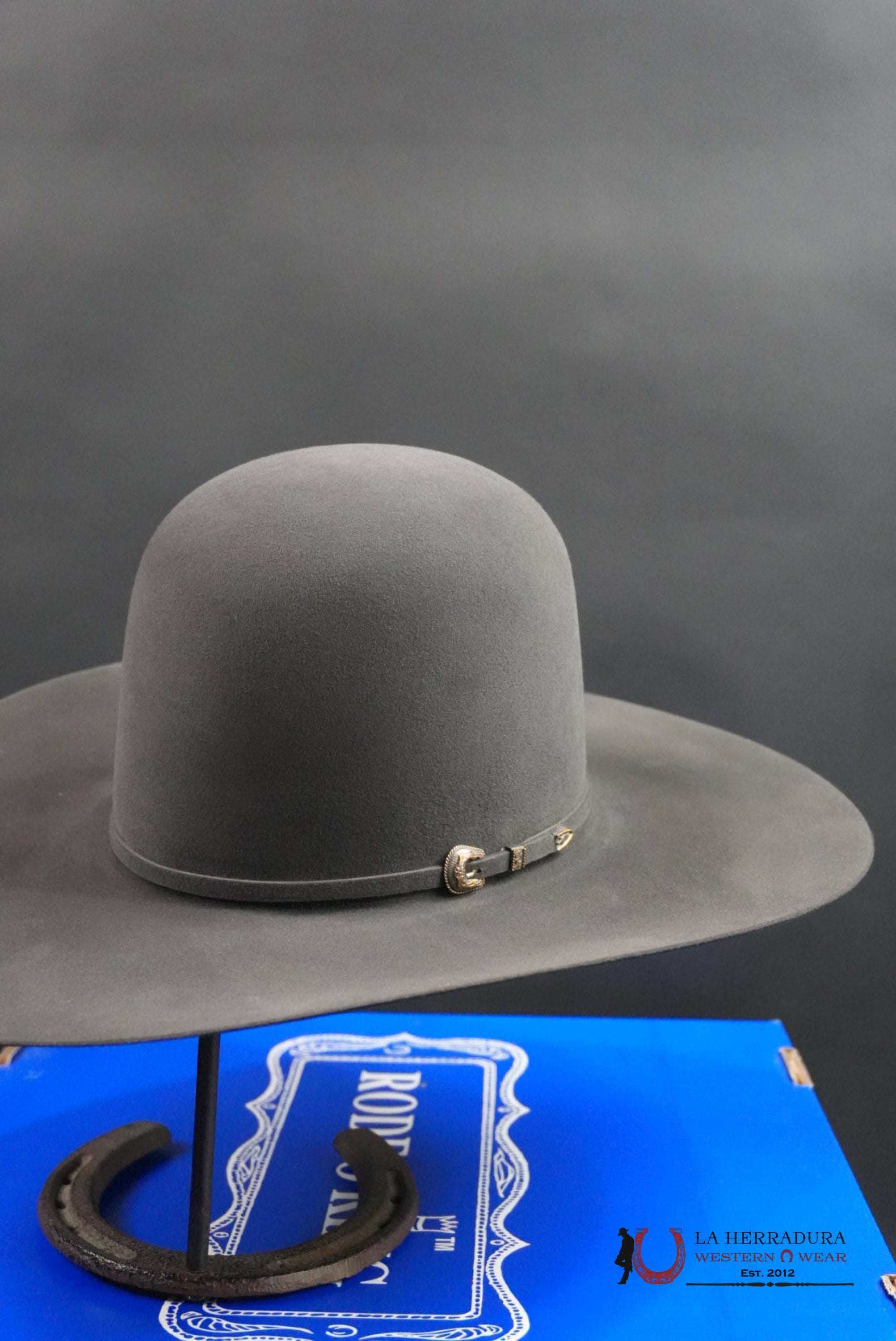 Rodeo King 60x Charcoal Open Crown TEJANA