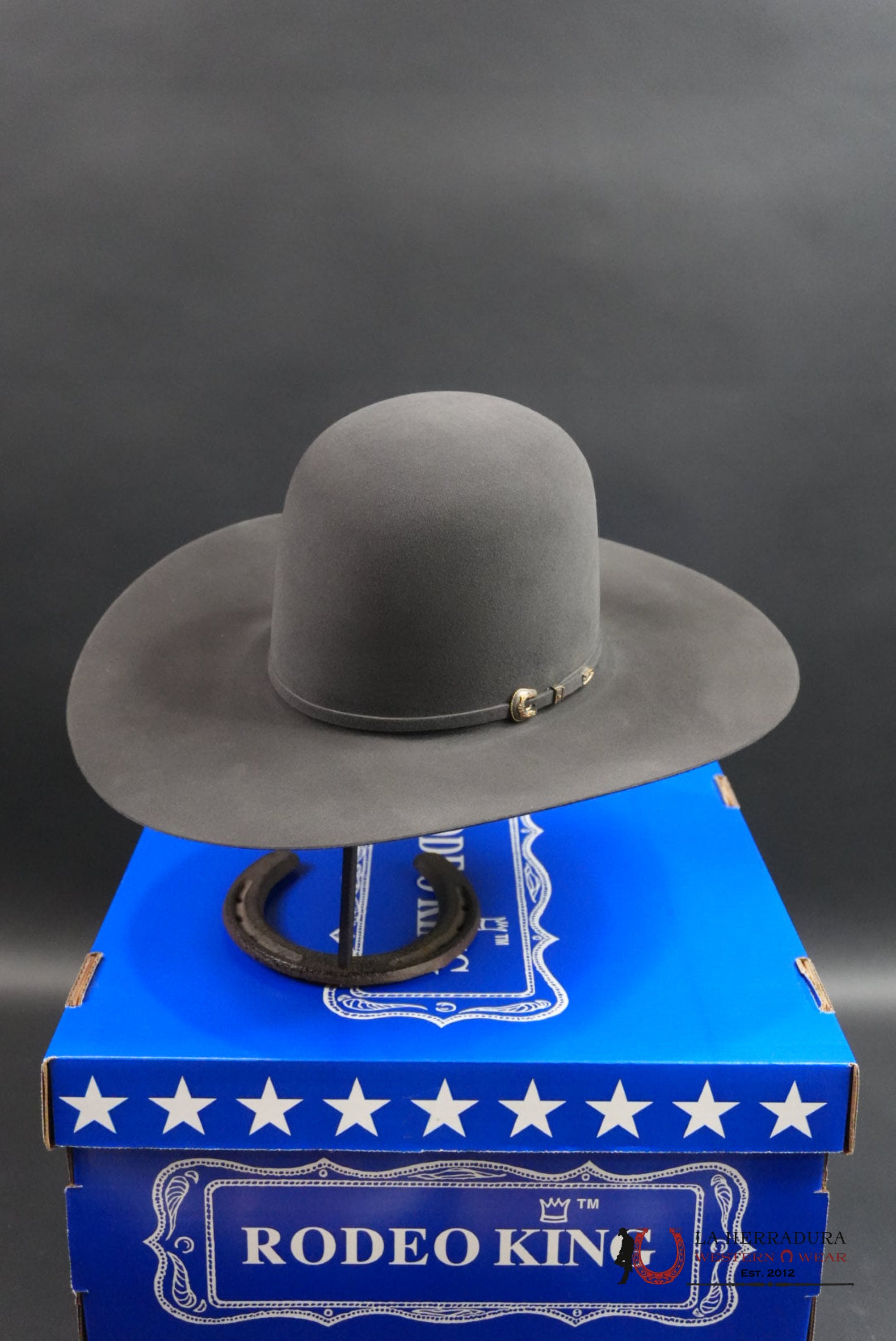 Rodeo King 60x Charcoal Open Crown TEJANA