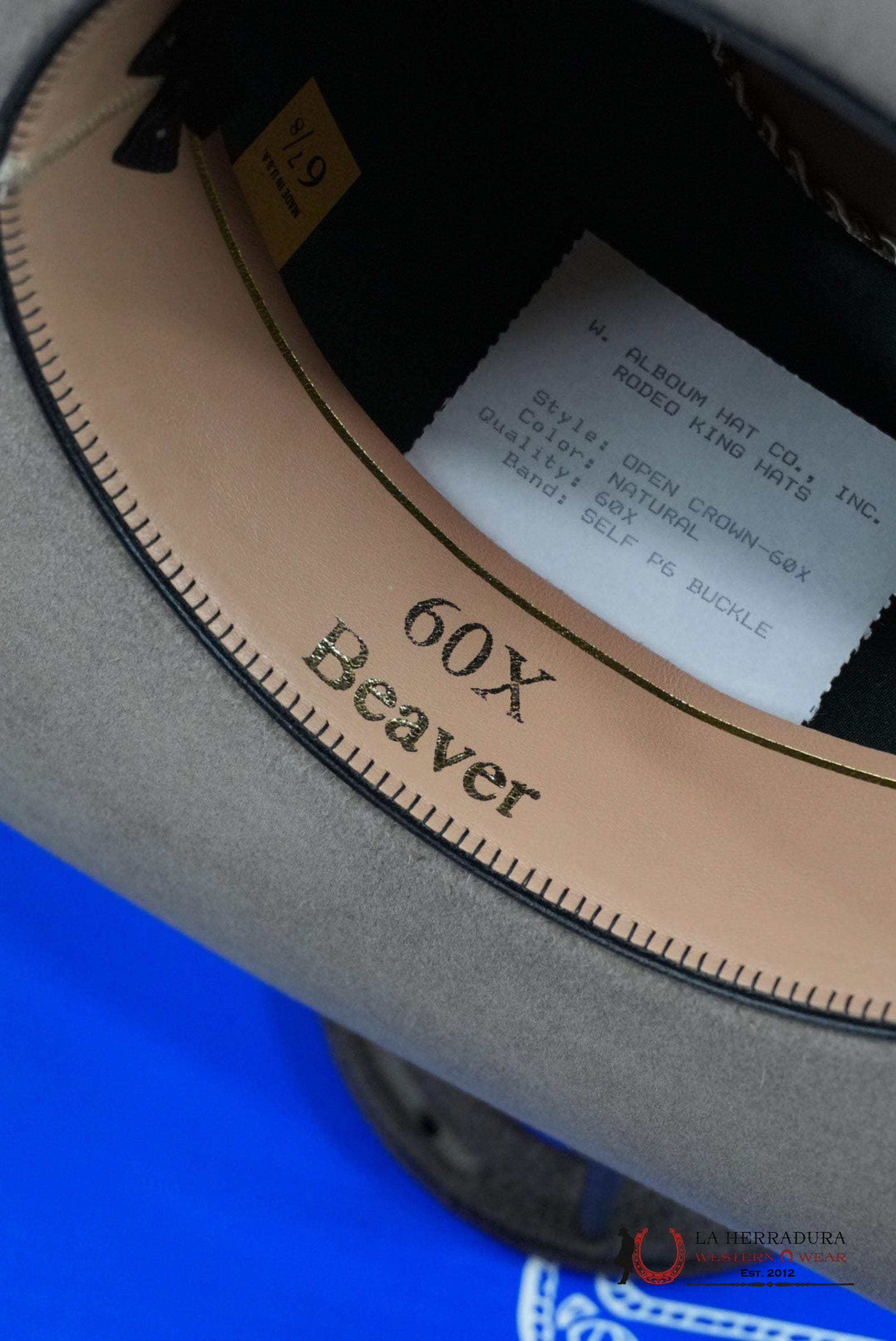 RODEO KING 60X NATURAL OPEN CROWN TEJANA