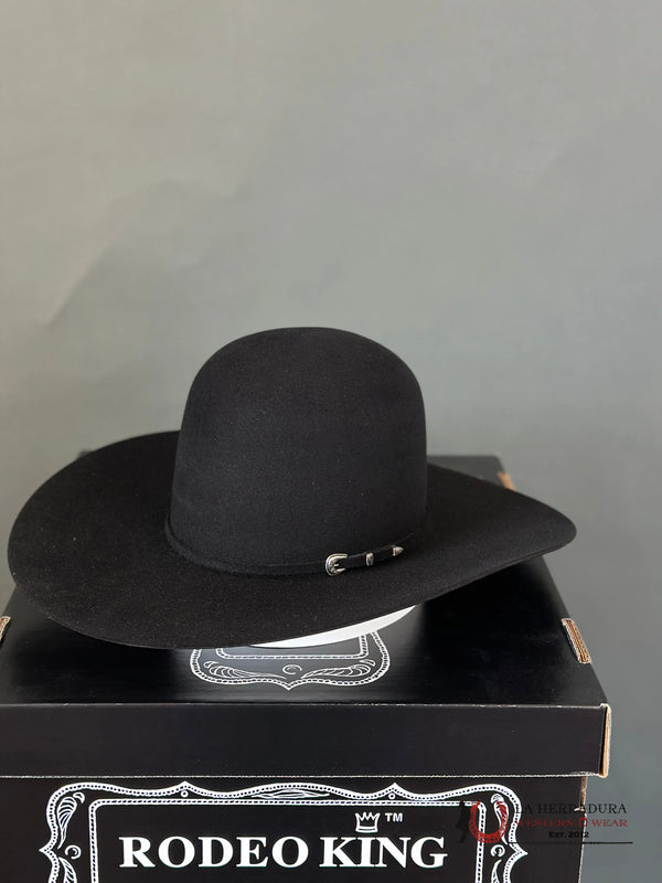 Rodeo King 7X Black Open crown