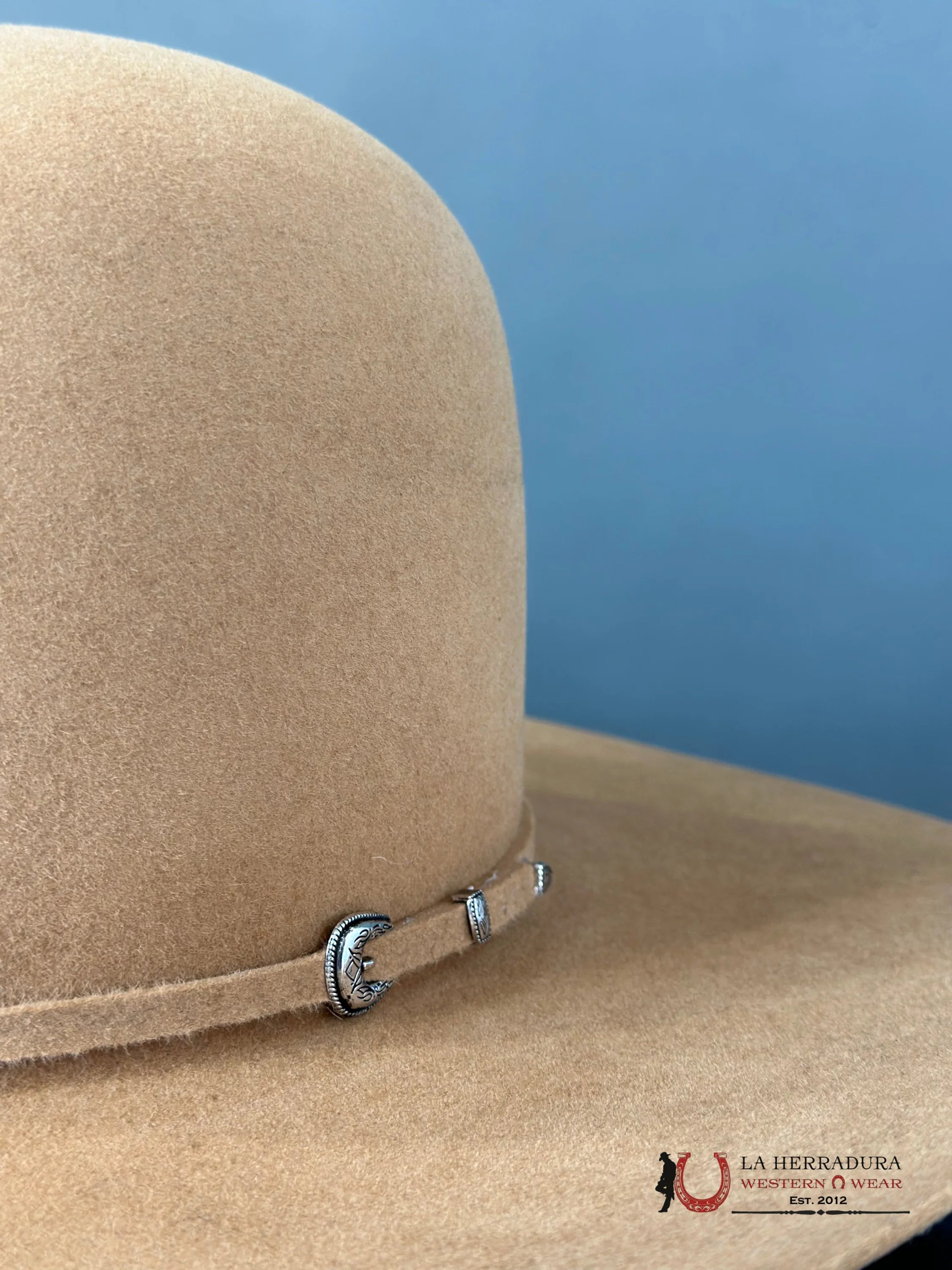 Rodeo King 7X Camel Open Crown Tejana